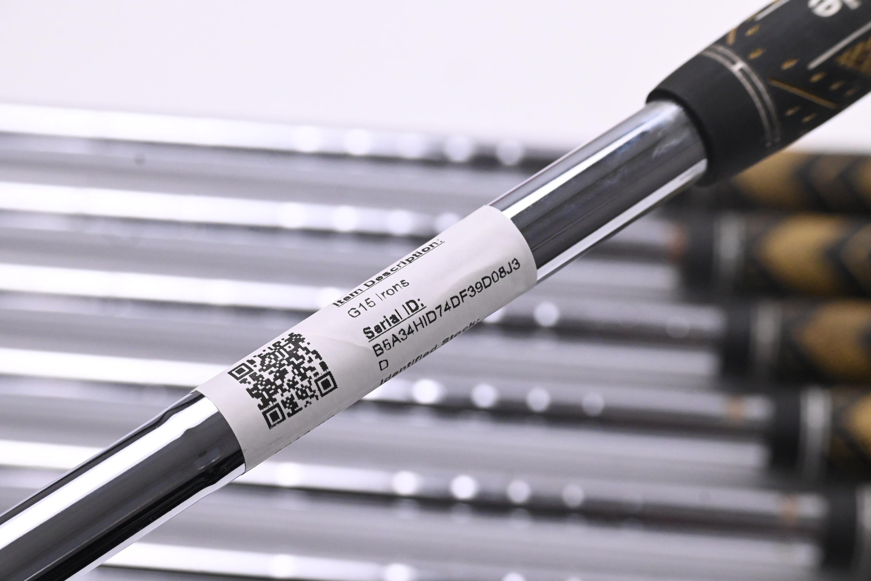 Ping G15 Irons / 4-PW+SW / Black Dot / Regular Flex Steel Shafts