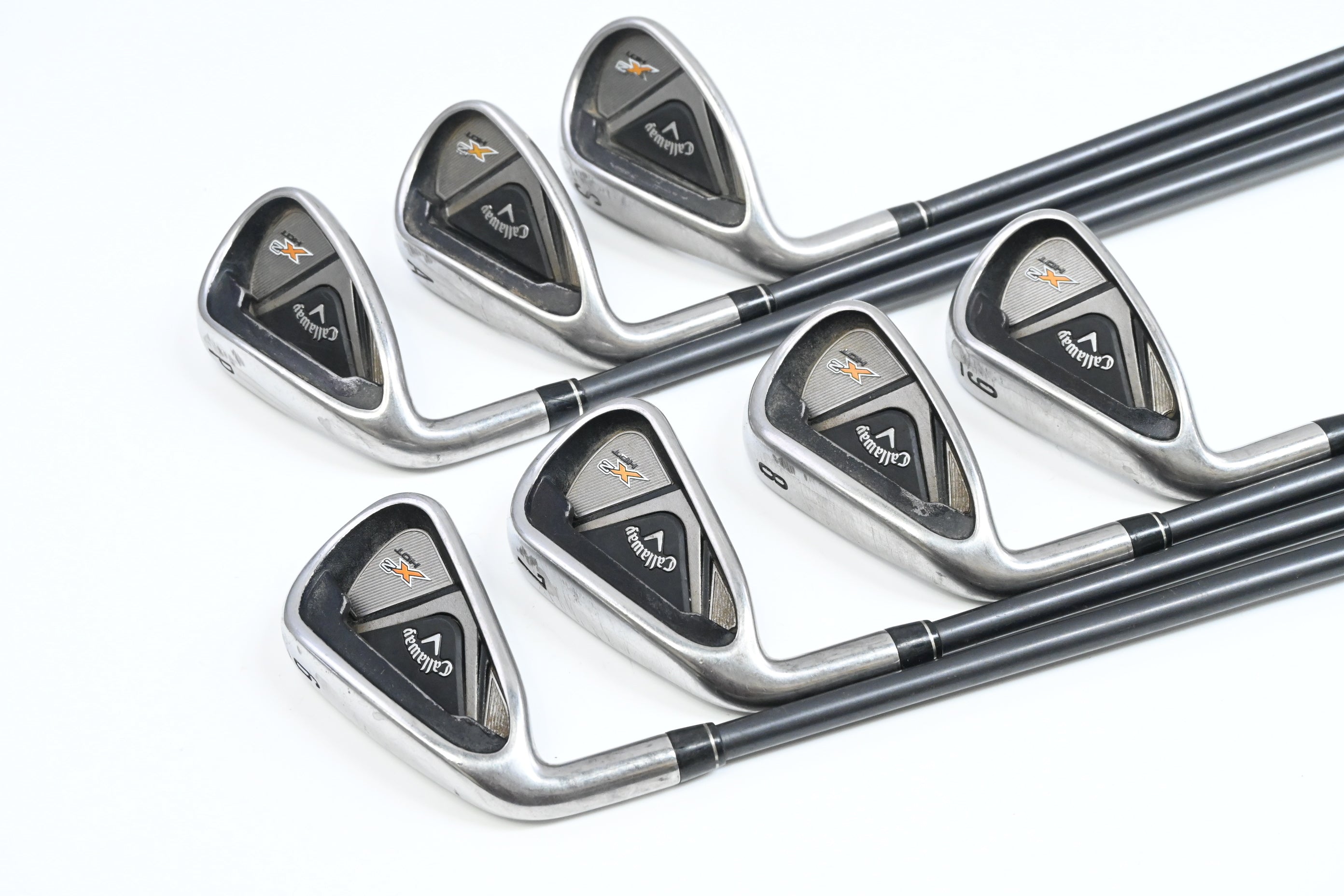 Left Hand Callaway X2 Hot Irons / 6-PW+AW+SW / Regular Flex Callaway X2 Hot 60
