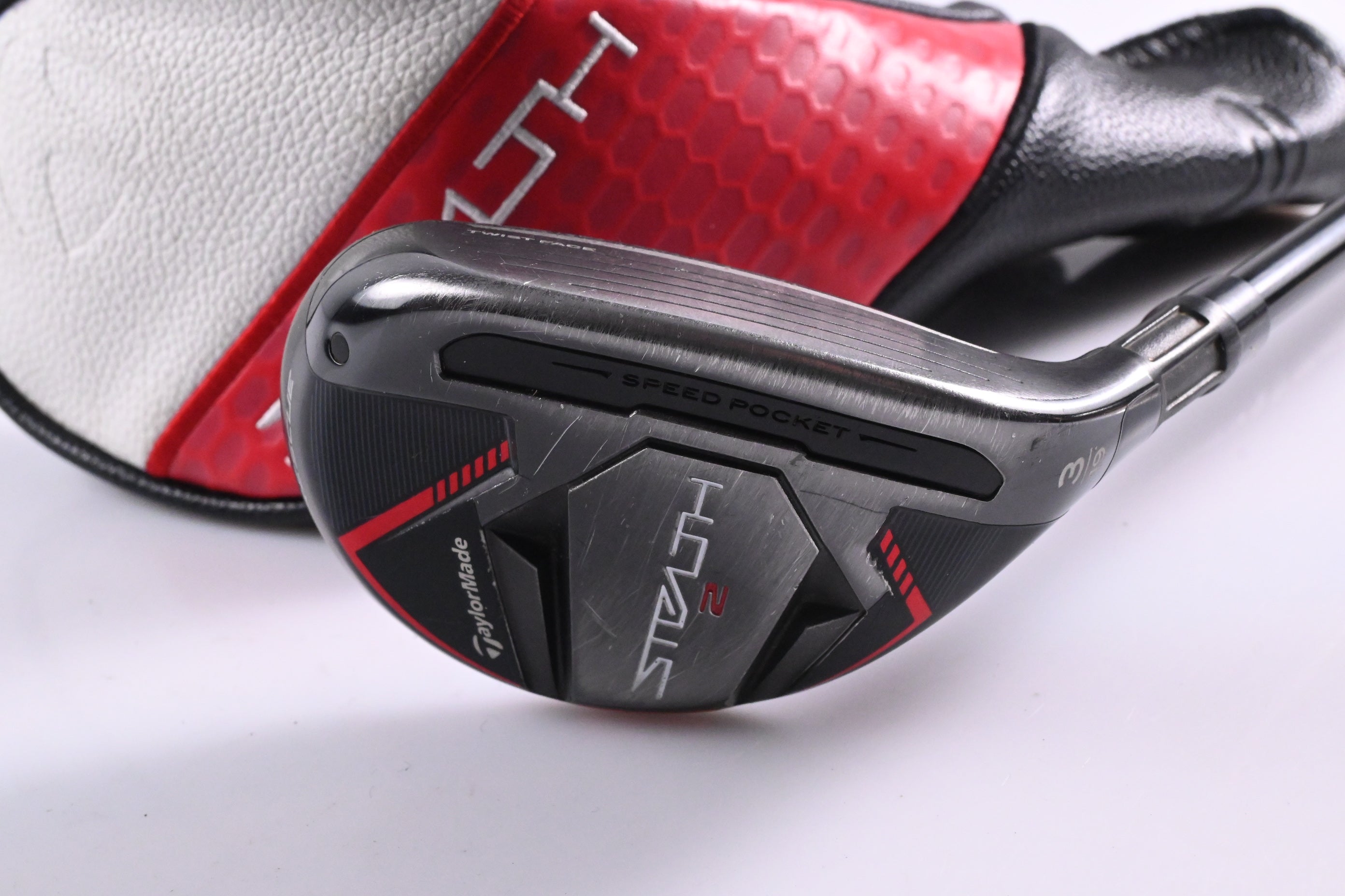 Taylormade Stealth 2 #3 Hybrid / 19 Degree / Stiff Flex Kai'li Red 85 Shaft
