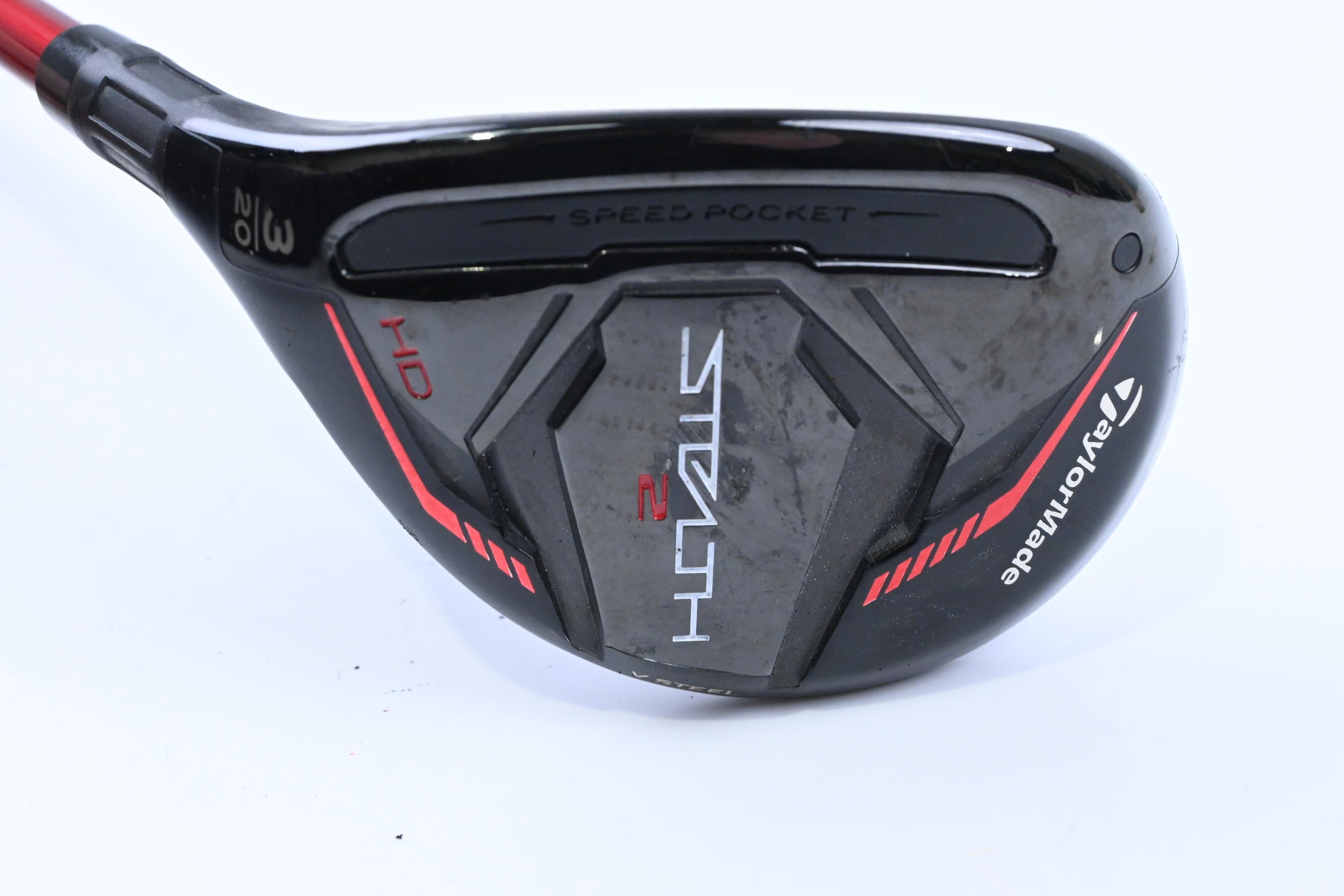 Left Hand Taylormade Stealth 2 HD #3 Hybrid / 20 Degree / Stiff Flex Speeder NX