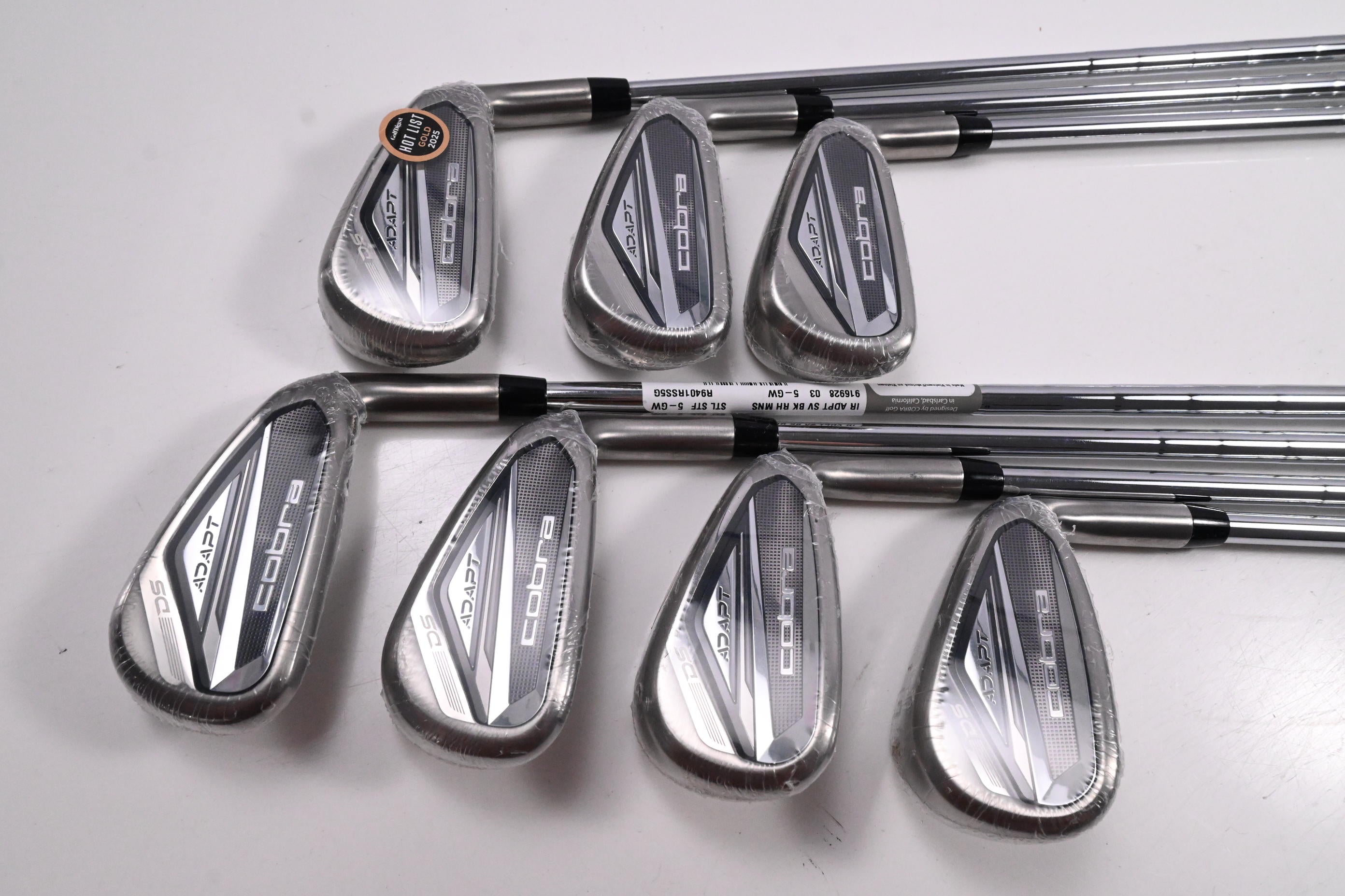 Cobra DS-Adapt Irons / 5-PW / Stiff Flex KBS Tour Lite Shafts