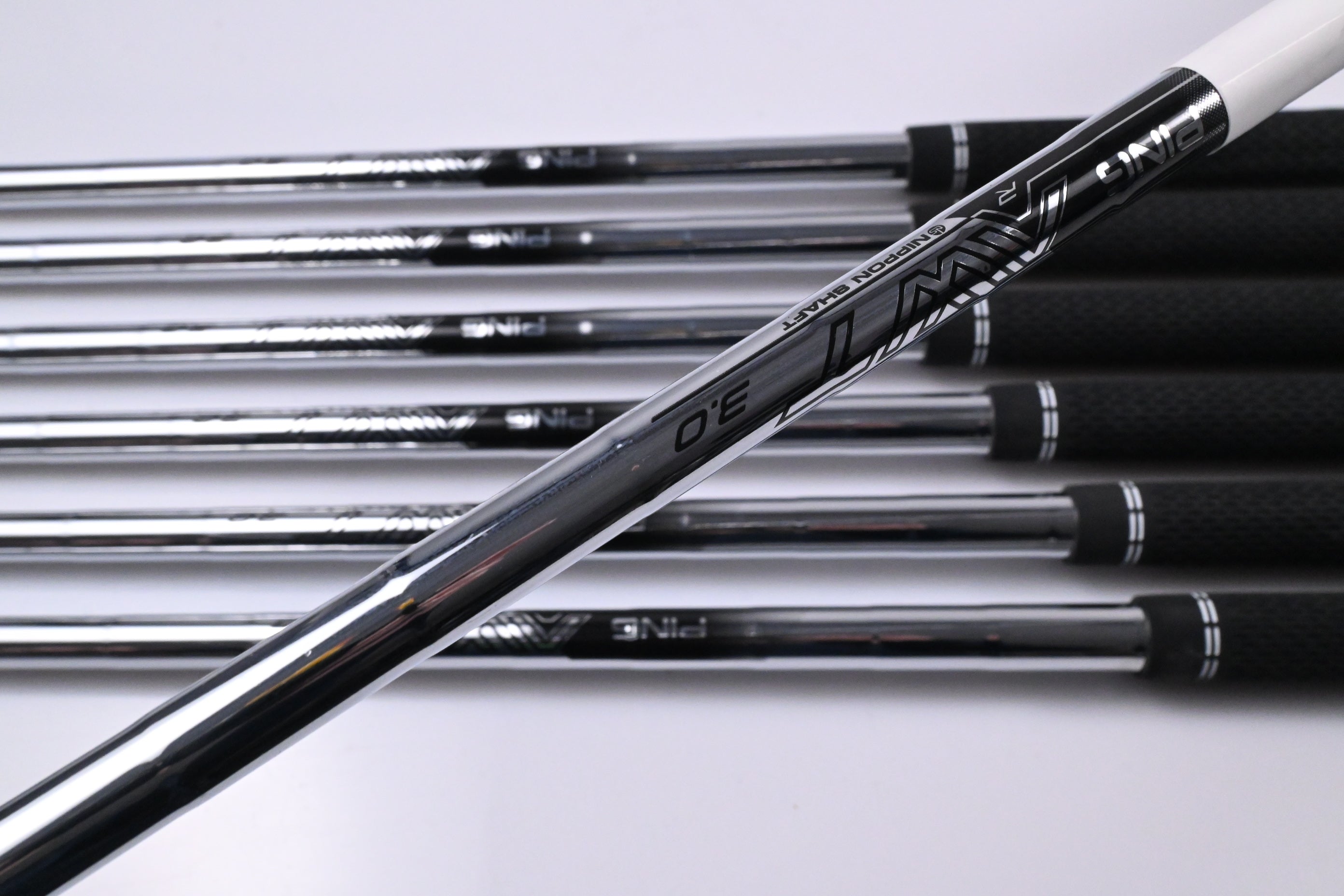 Ping G440 Irons / 6-PW+UW+56 / Blue Dot / Regular Flex Ping AWT 3.0 Shafts