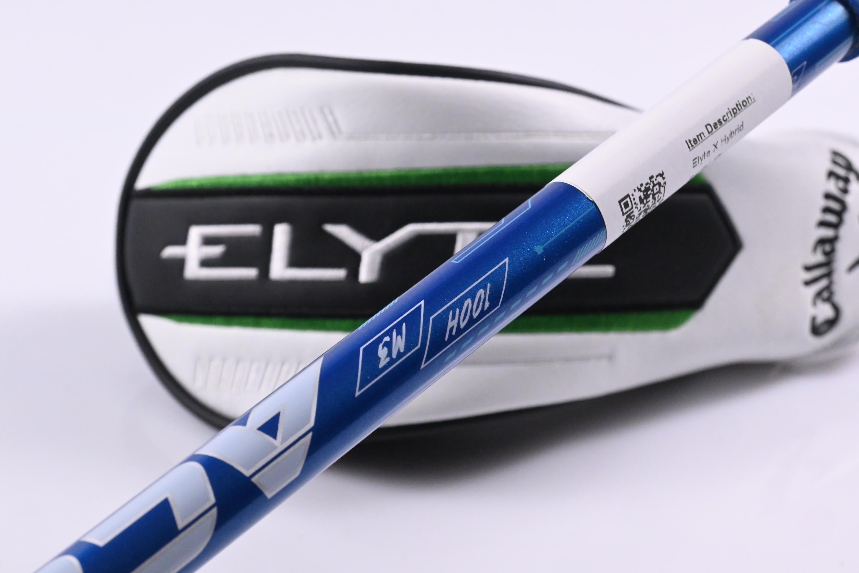 Tour Issue Callaway Elyte X #4 Hybrid / 21 Degree / X-Flex ACCRA GX Blue Shaft