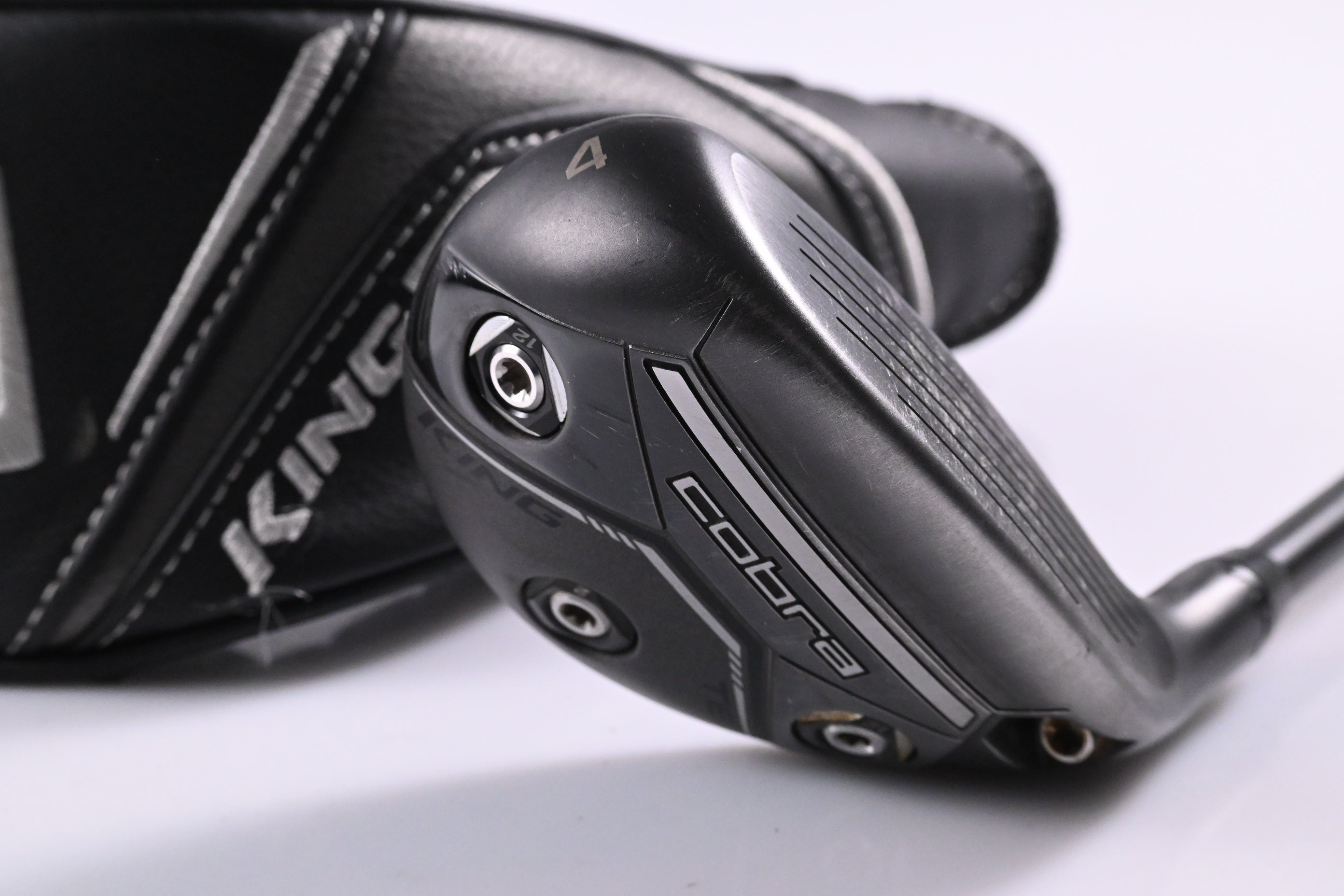 Cobra King Tec 2023 #4 Hybrid / 21 Degree / Stiff Flex LA Golf A-Series 85 Shaft