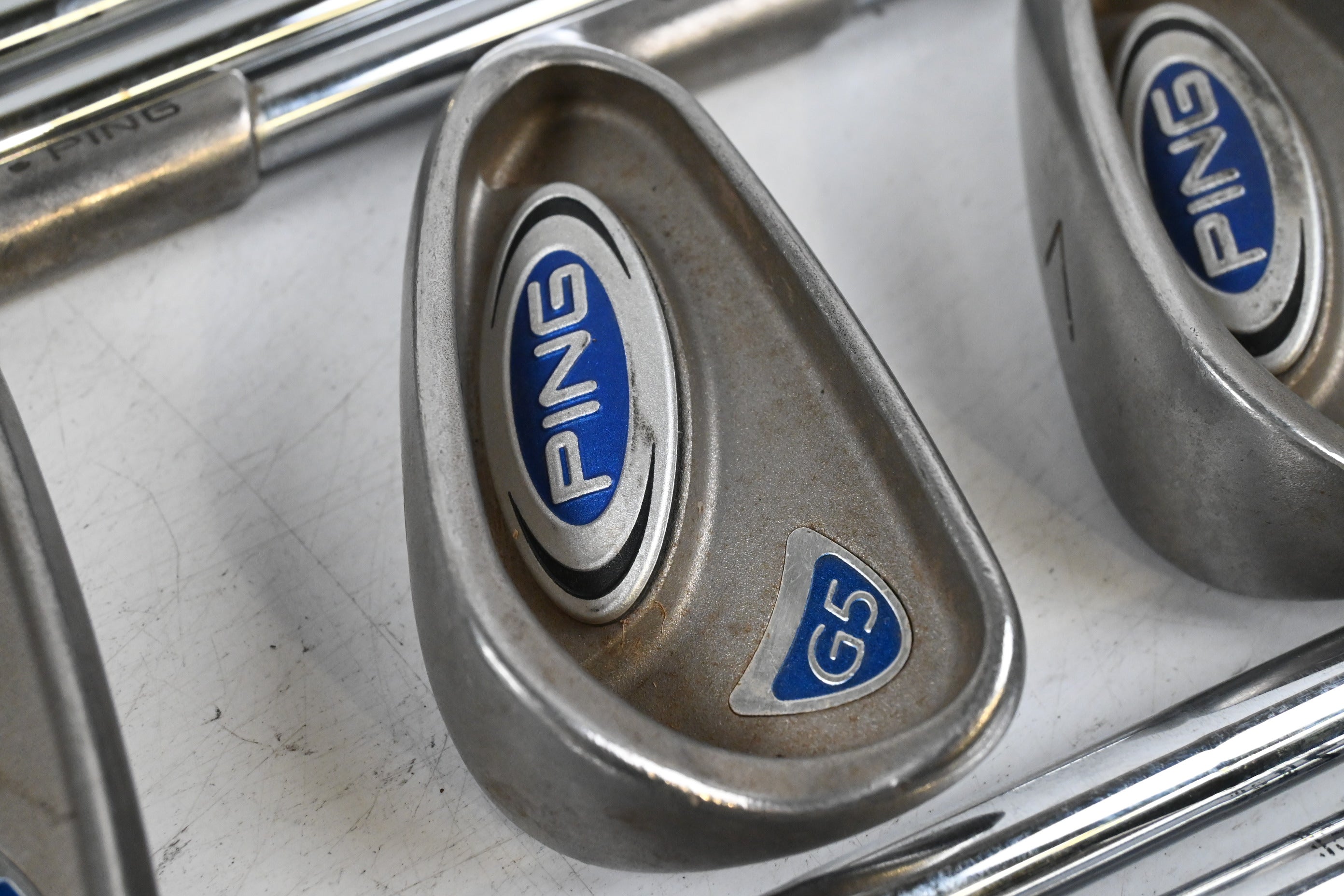 Ping G5 Irons / 4-PW+SW+LW / Black Dot / Regular Flex Ping True Temper Shafts