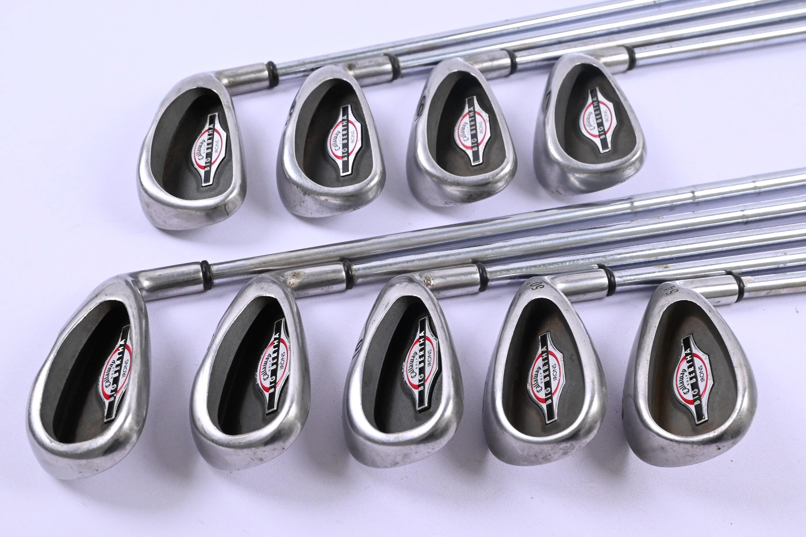 Callaway Big Bertha 2002 Irons / 4-PW+GW+SW / Uniflex Callaway Shafts