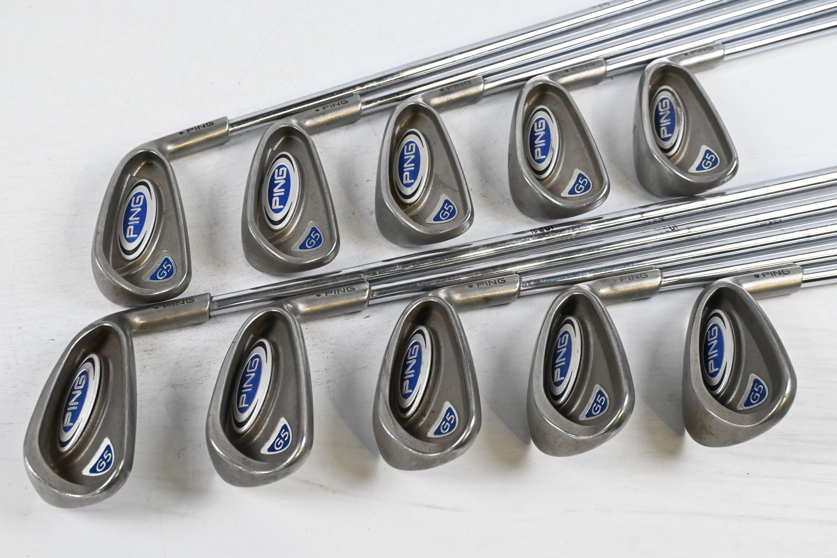 Ping G5 Irons / 4-PW+SW+LW / Black Dot / Regular Flex Ping True Temper Shafts