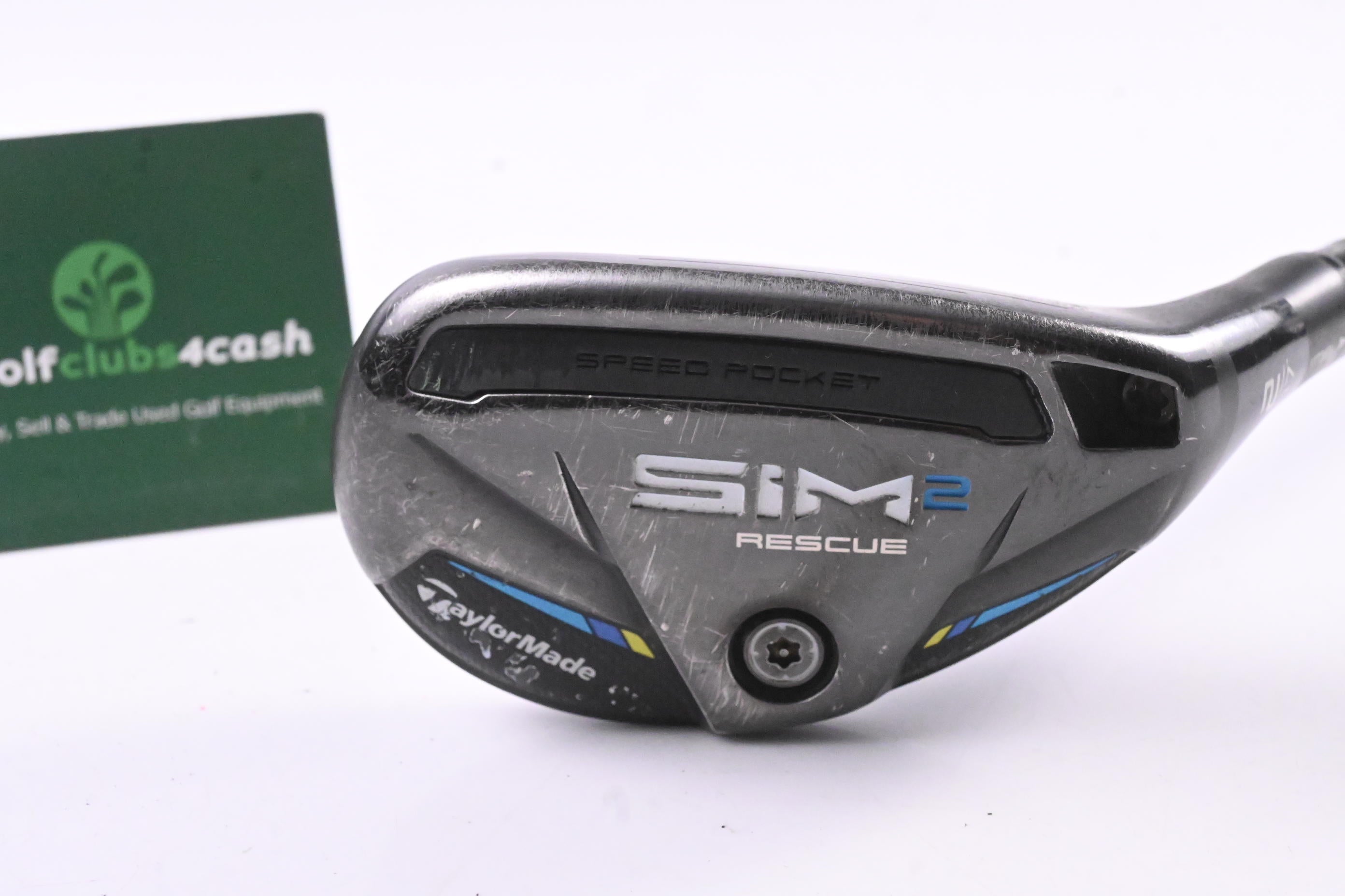 Taylormade SIM2 #2 Hybrid / 17 Degree / Stiff Flex Tensei AV RAW Blue 80 Shaft