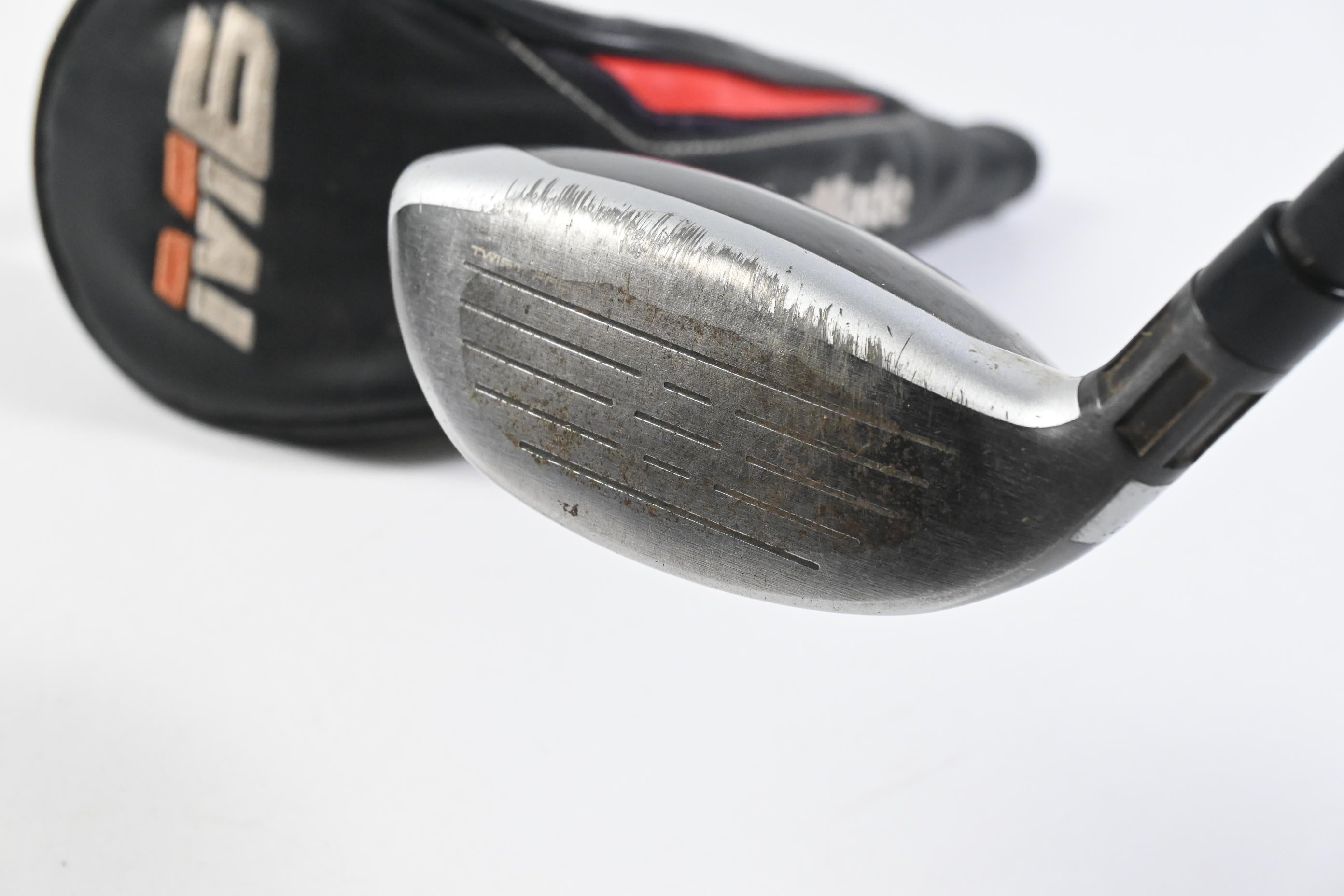 Taylormade M6 #4 Hybrid / 22 Degree / Stiff Flex Fujikura Atmos Orange 7 Shaft