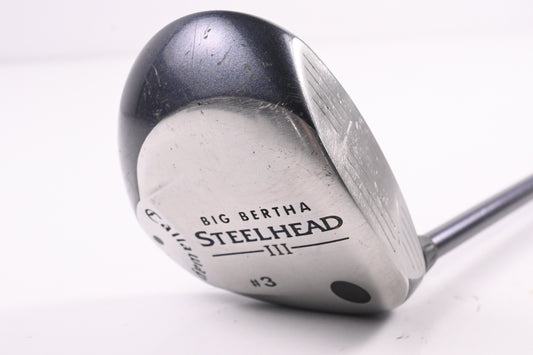 Callaway Steelhead III #3 Wood / 15 Degree / Firm Flex Callaway Shaft