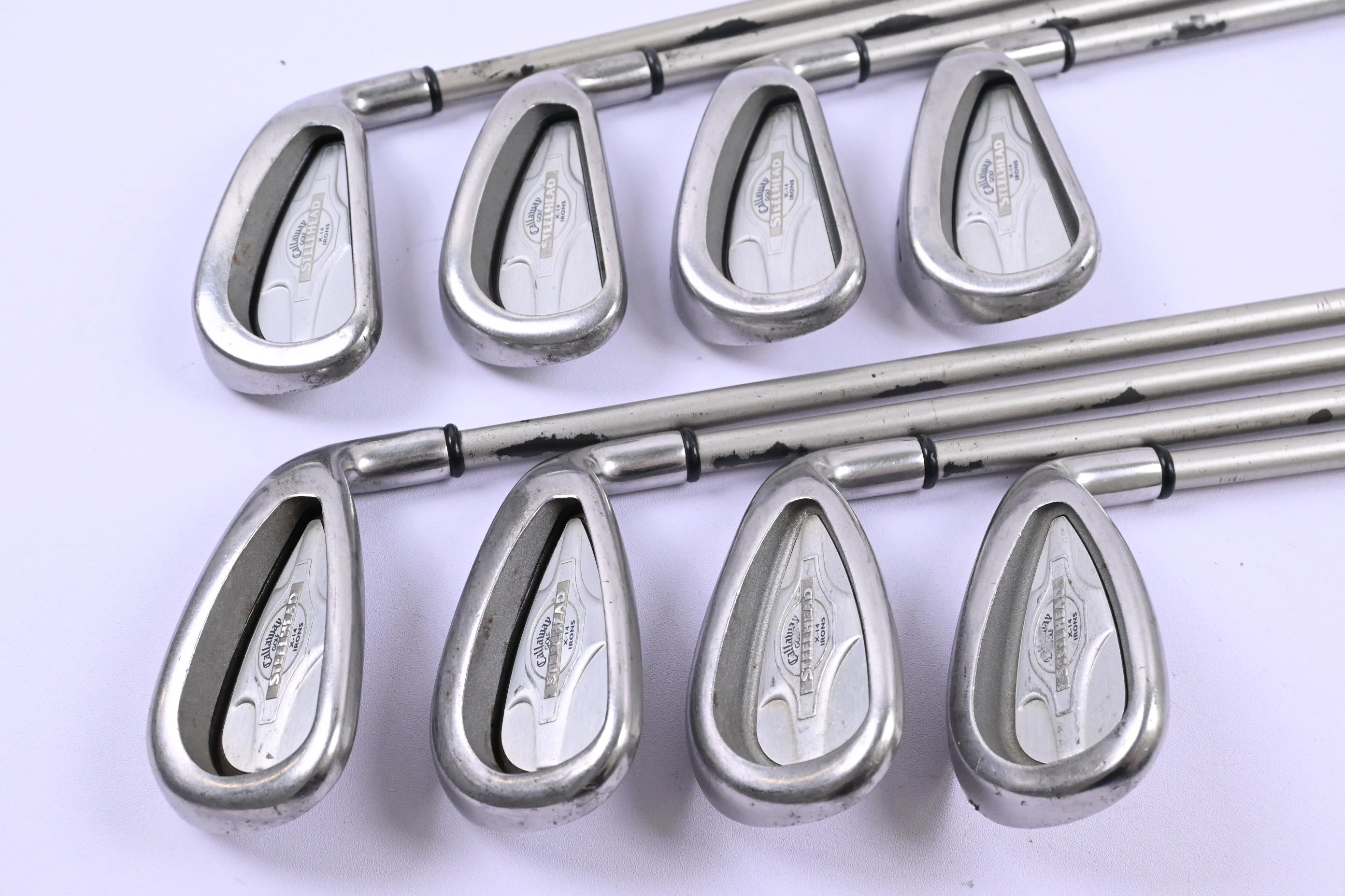 Ladies Callaway X-14 Irons / 4-PW+SW / Ladies Flex Steelhead X-14 Gems Shafts