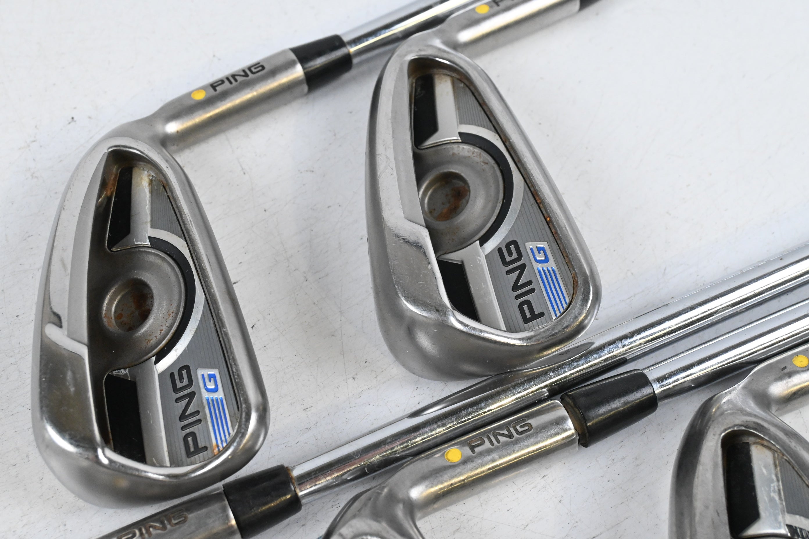 Ping G Series Irons / 5-9i / Yellow Dot / Regular Flex Ping AWT 2.0 Shafts