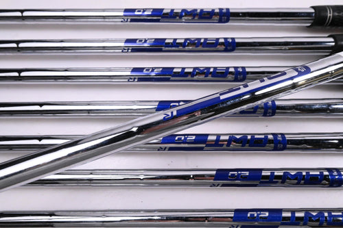 Ping G400 Irons / 4-9i+GW+SW / Silver Dot / Regular Flex Ping AWT 2.0 Shafts