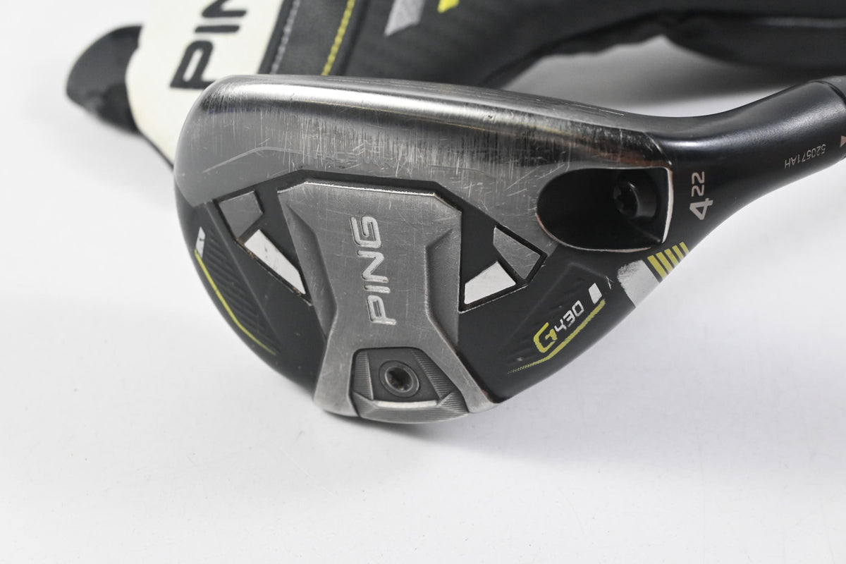 Ping G430 #4 Hybrid / 22 Degree / Regular Flex Ping Alta CB Black 70 Shaft