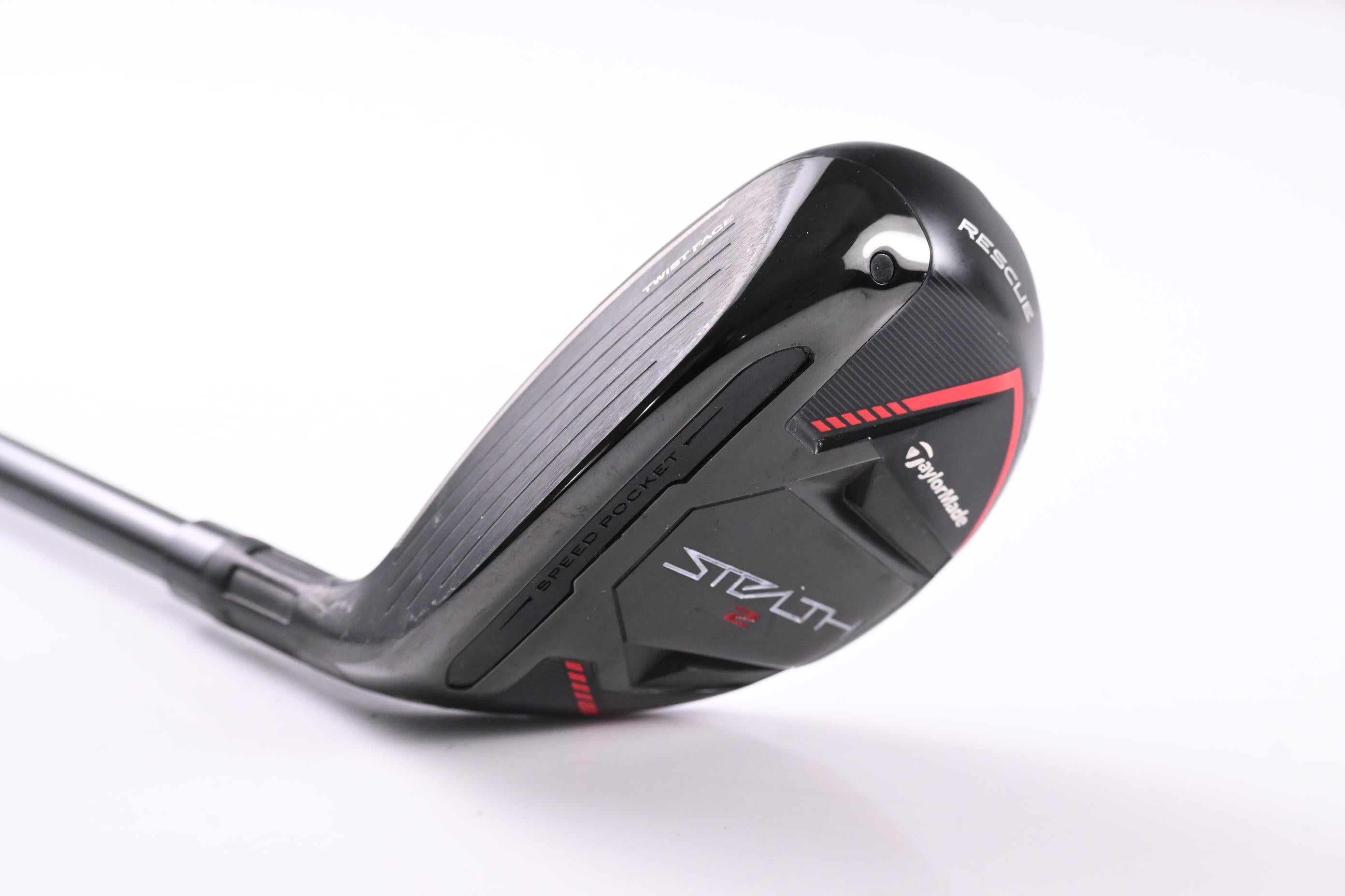 Left Hand Taylormade Stealth 2 #4 Hybrid / 22 Degree / Regular Flex Ventus Red 6