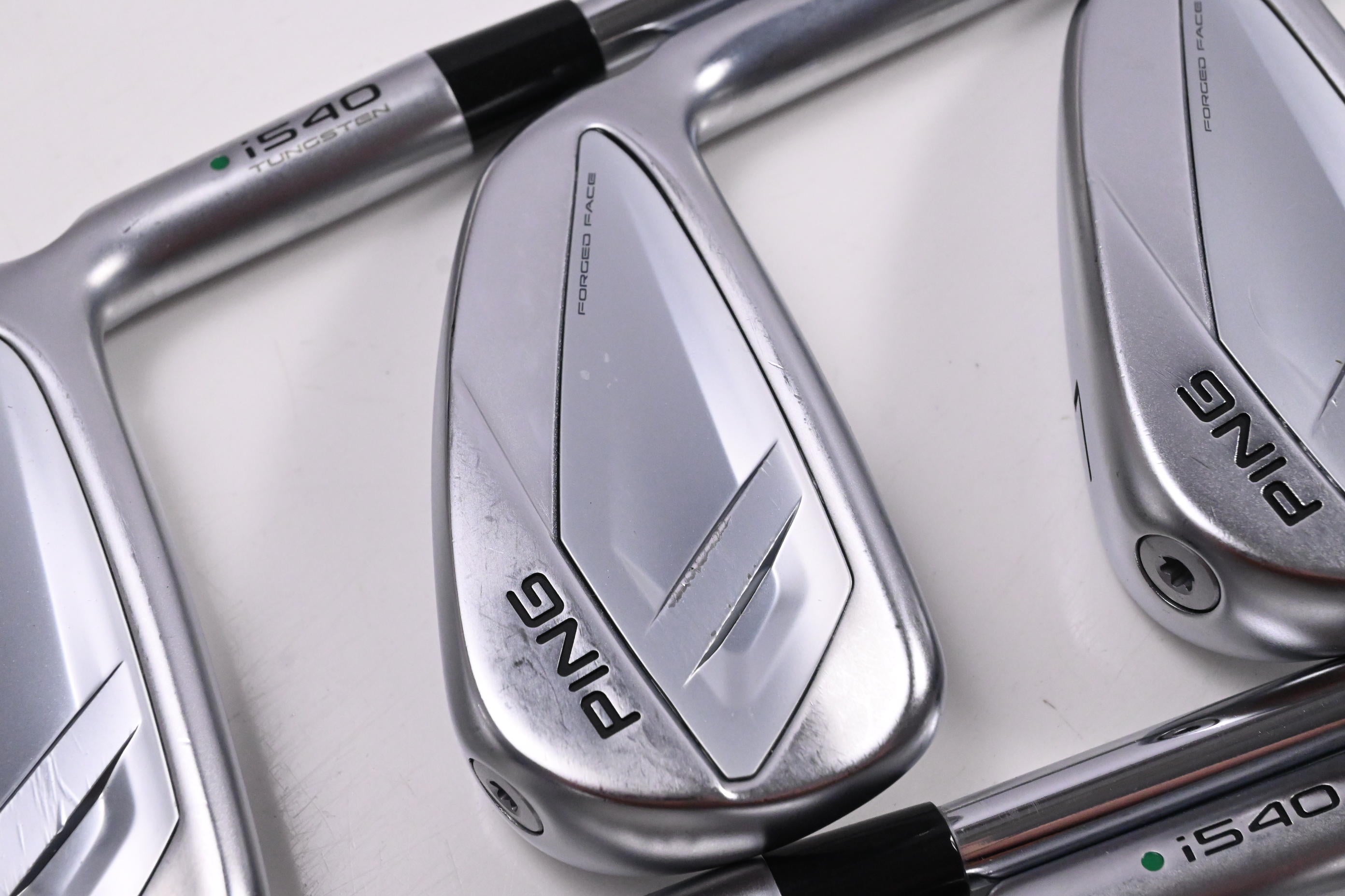 Ping i540 Irons / 5-PW / Green Dot / Stiff Flex True Temper Dynamic Gold MID 115