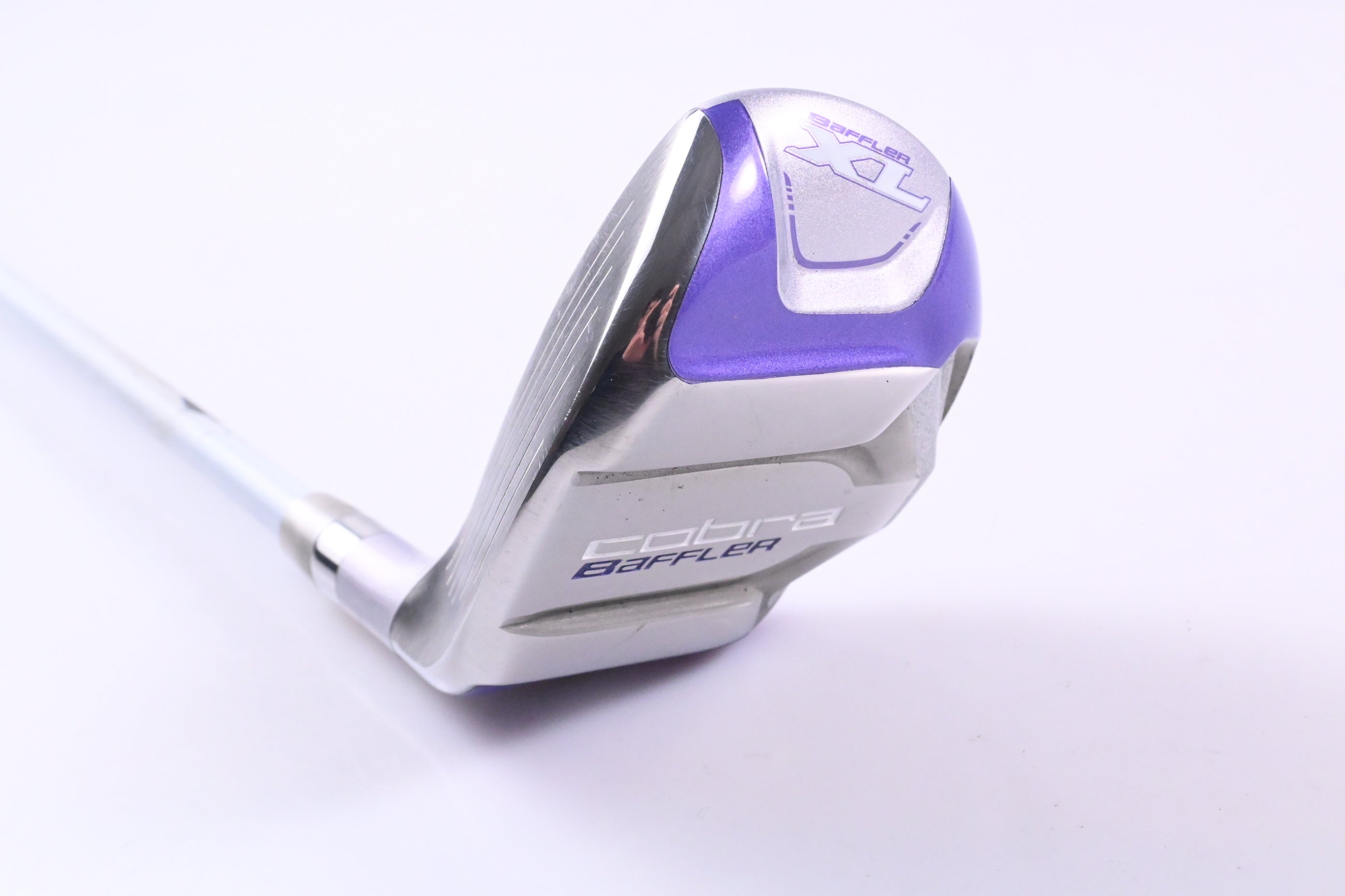 Left Handed Ladies Cobra Baffler XL #6 Hybrid / 28 Degree / Ladies Flex Ozik MFS Q4 Red Tie