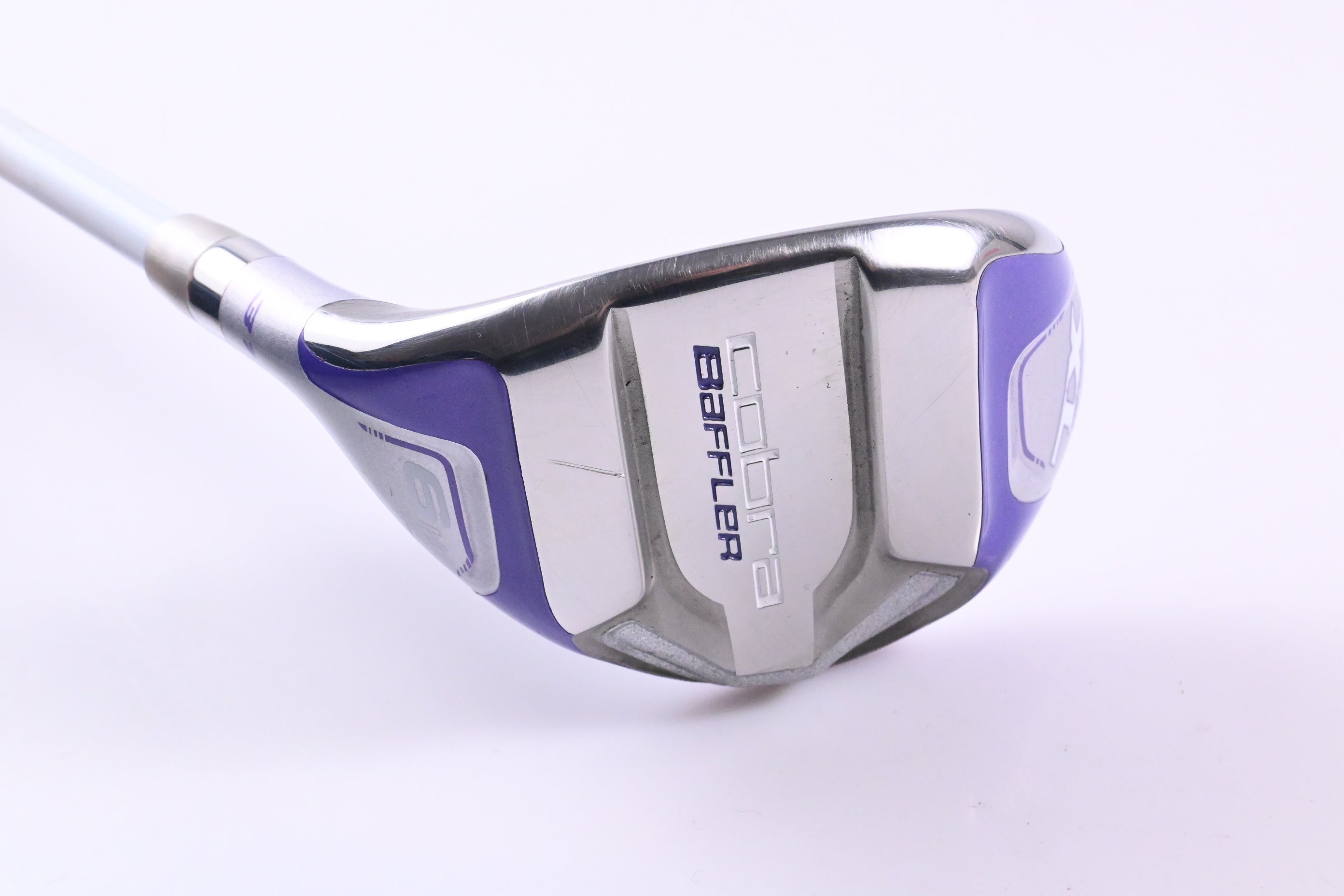 Left Handed Ladies Cobra Baffler XL #6 Hybrid / 28 Degree / Ladies Flex Ozik MFS Q4 Red Tie