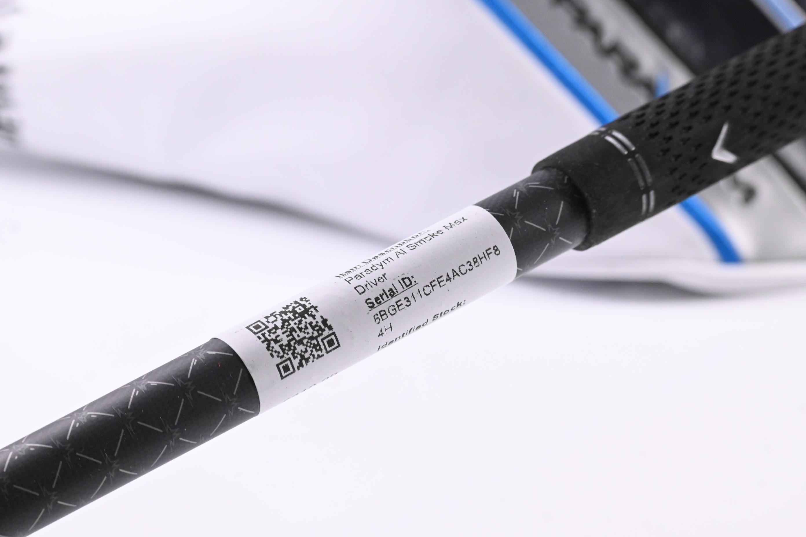 Callaway Paradym Ai Smoke Max Driver / 10.5 Degree / Stiff Flex Tensei AV Blue