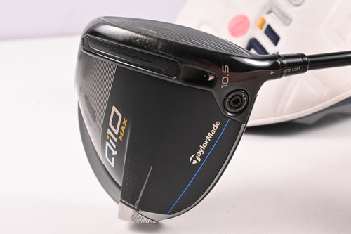 Taylormade Qi10 Max Driver / 10.5 Degree / X-Flex HZRDUS RDX Smoke Blue 70 Shaft