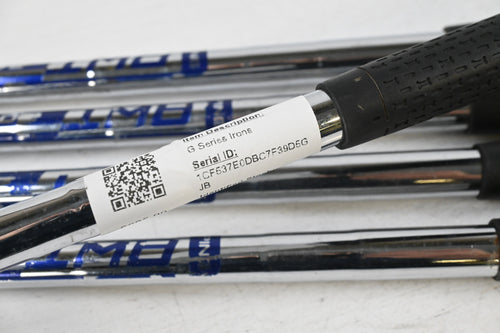 Ping G Series Irons / 5-9i / Yellow Dot / Regular Flex Ping AWT 2.0 Shafts