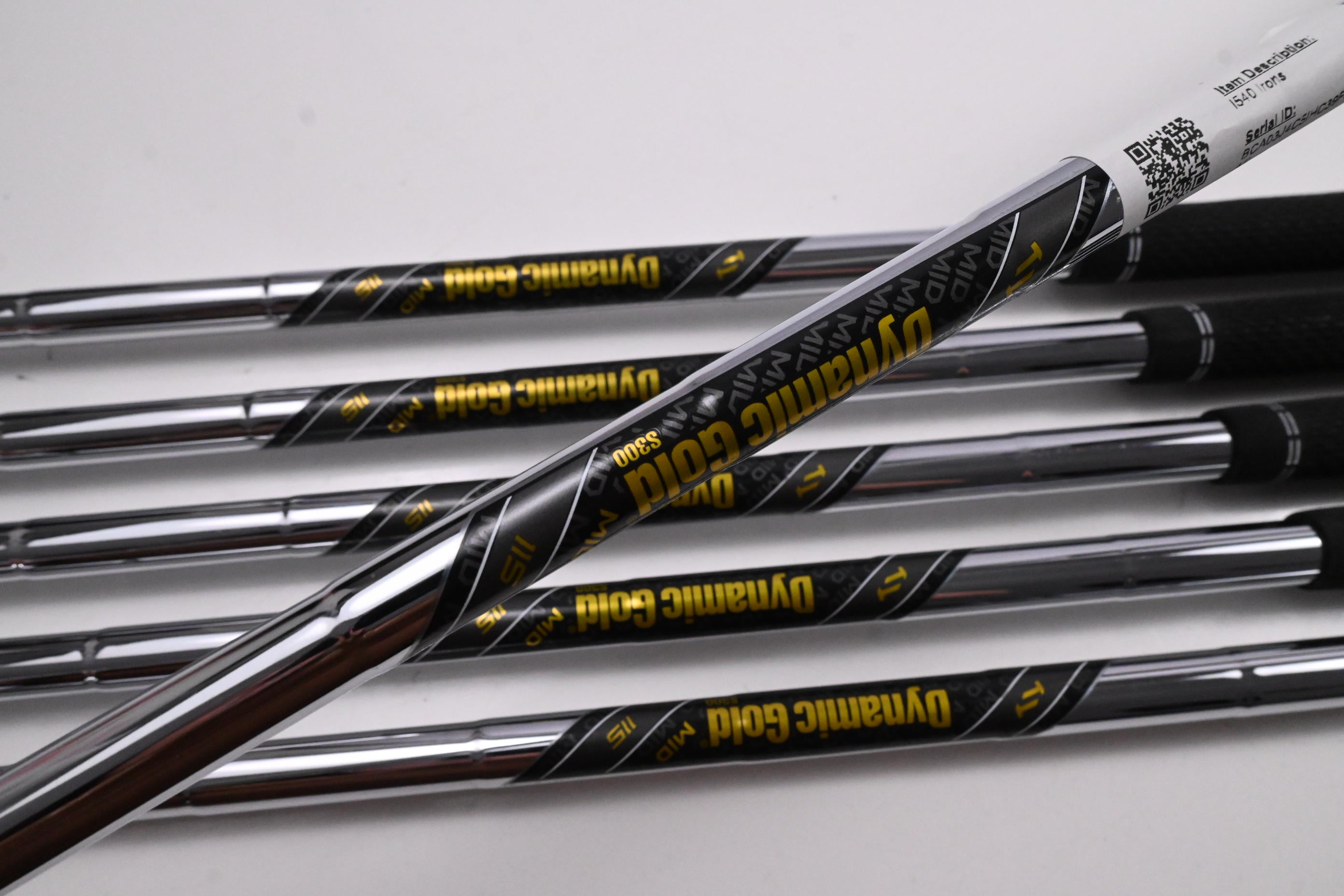 Ping i540 Irons / 5-PW / Green Dot / Stiff Flex True Temper Dynamic Gold MID 115