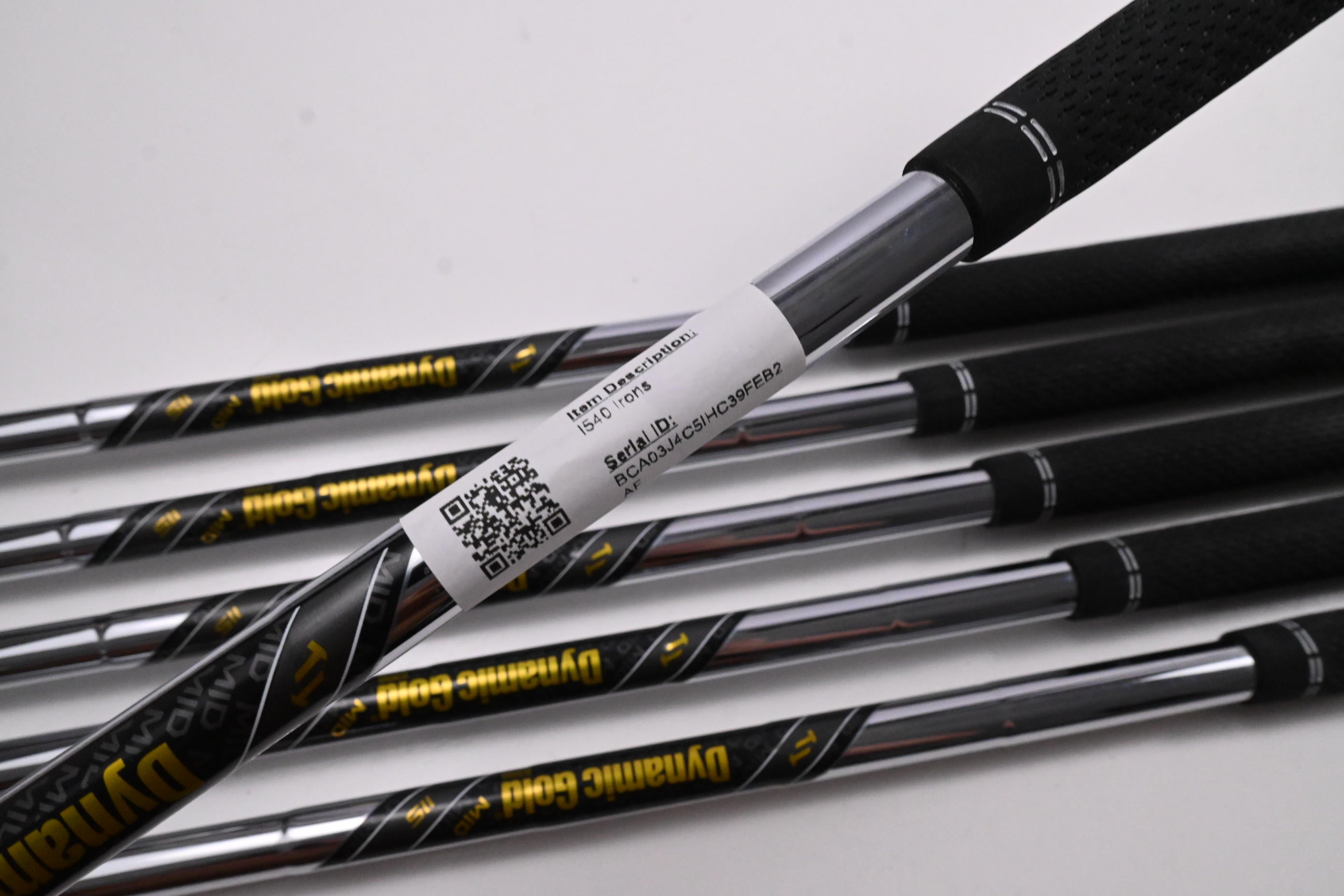 Ping i540 Irons / 5-PW / Green Dot / Stiff Flex True Temper Dynamic Gold MID 115