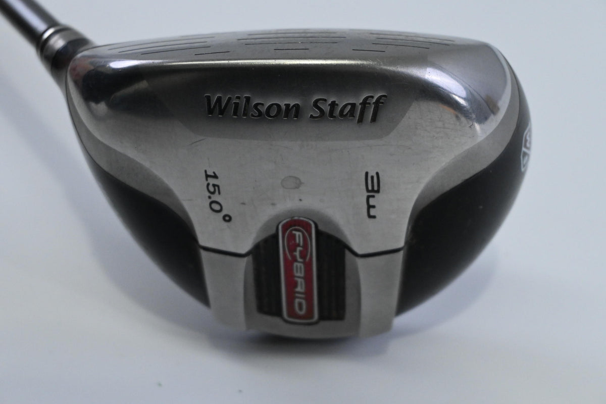 Left Hand Wilson Fybrid HS #3 Wood / 15 Degree / Regular Flex UST AXIVCORE 60