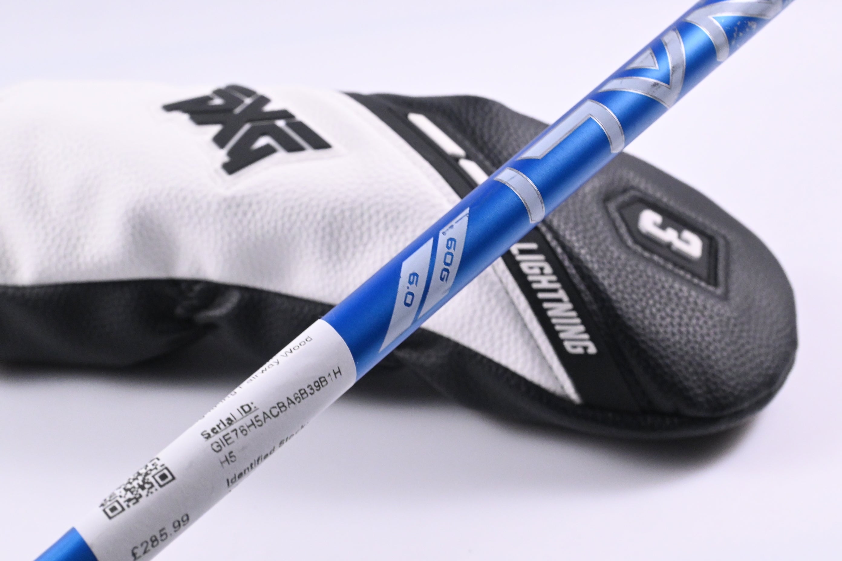 PXG Lightning #3 Wood / 15 Degree / Stiff Flex Denali Frost Blue 60 Shaft