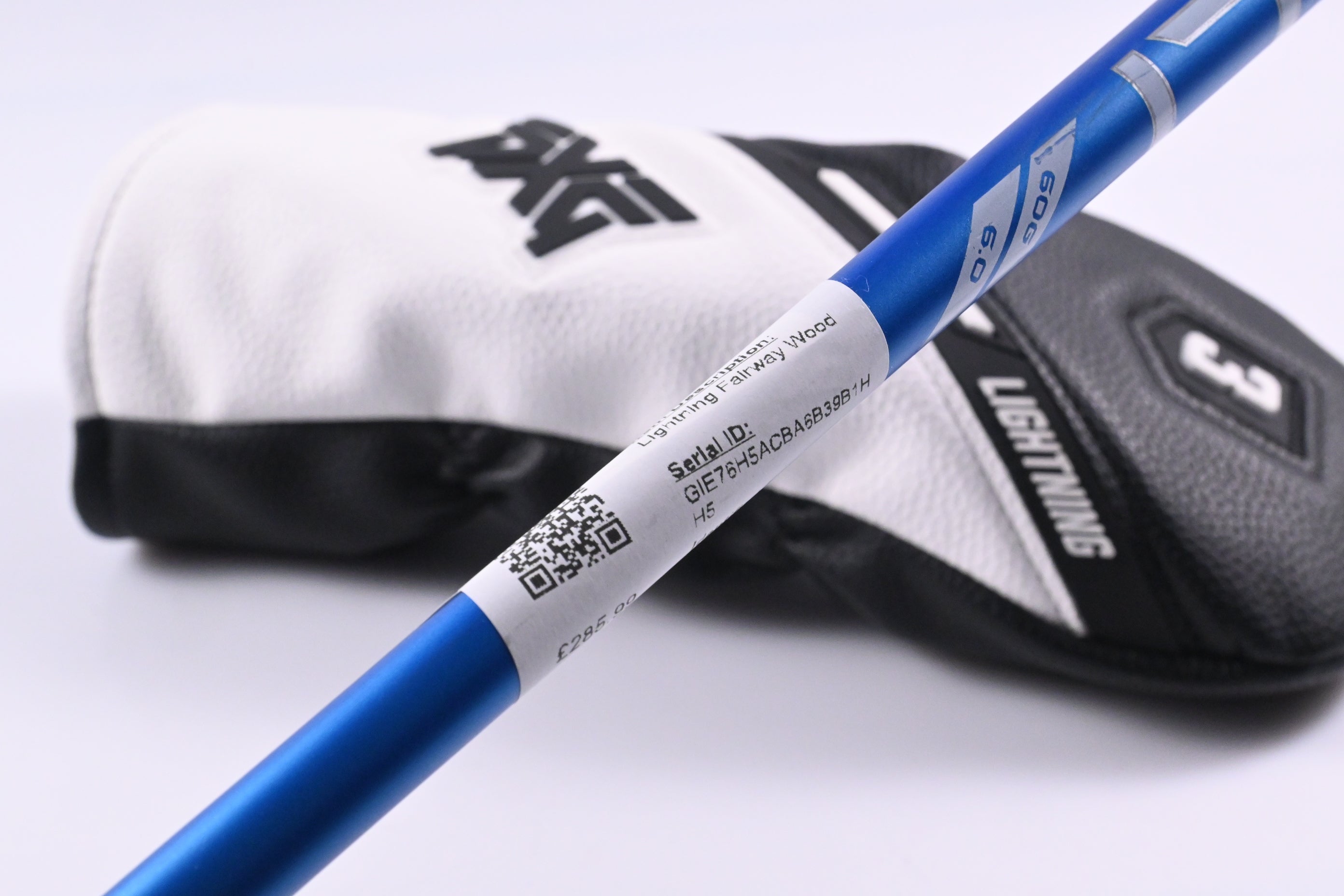 PXG Lightning #3 Wood / 15 Degree / Stiff Flex Denali Frost Blue 60 Shaft