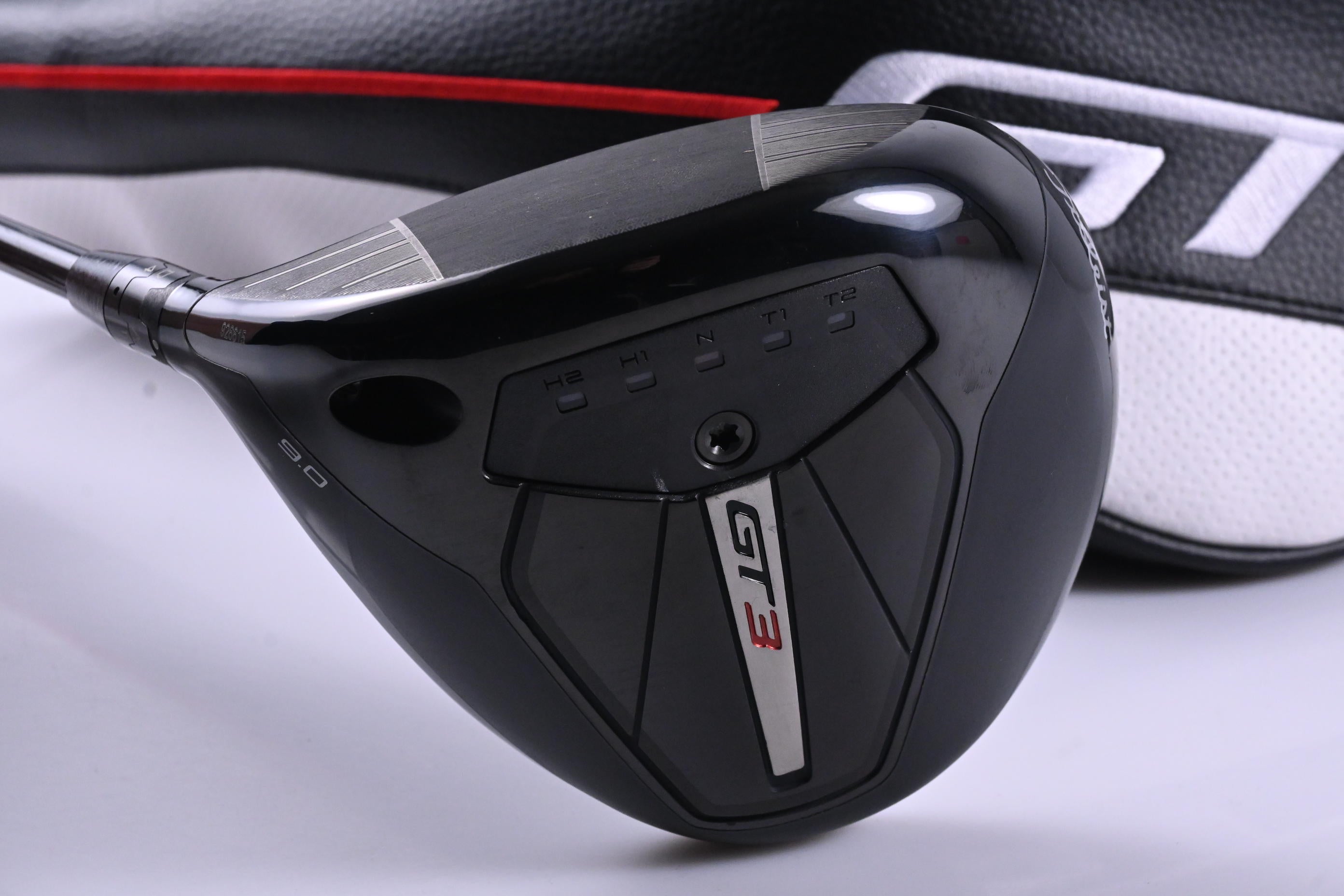 Left Hand Titleist GT3 Driver / 9 Degree / Stiff Flex Tensei AV Raw White 75