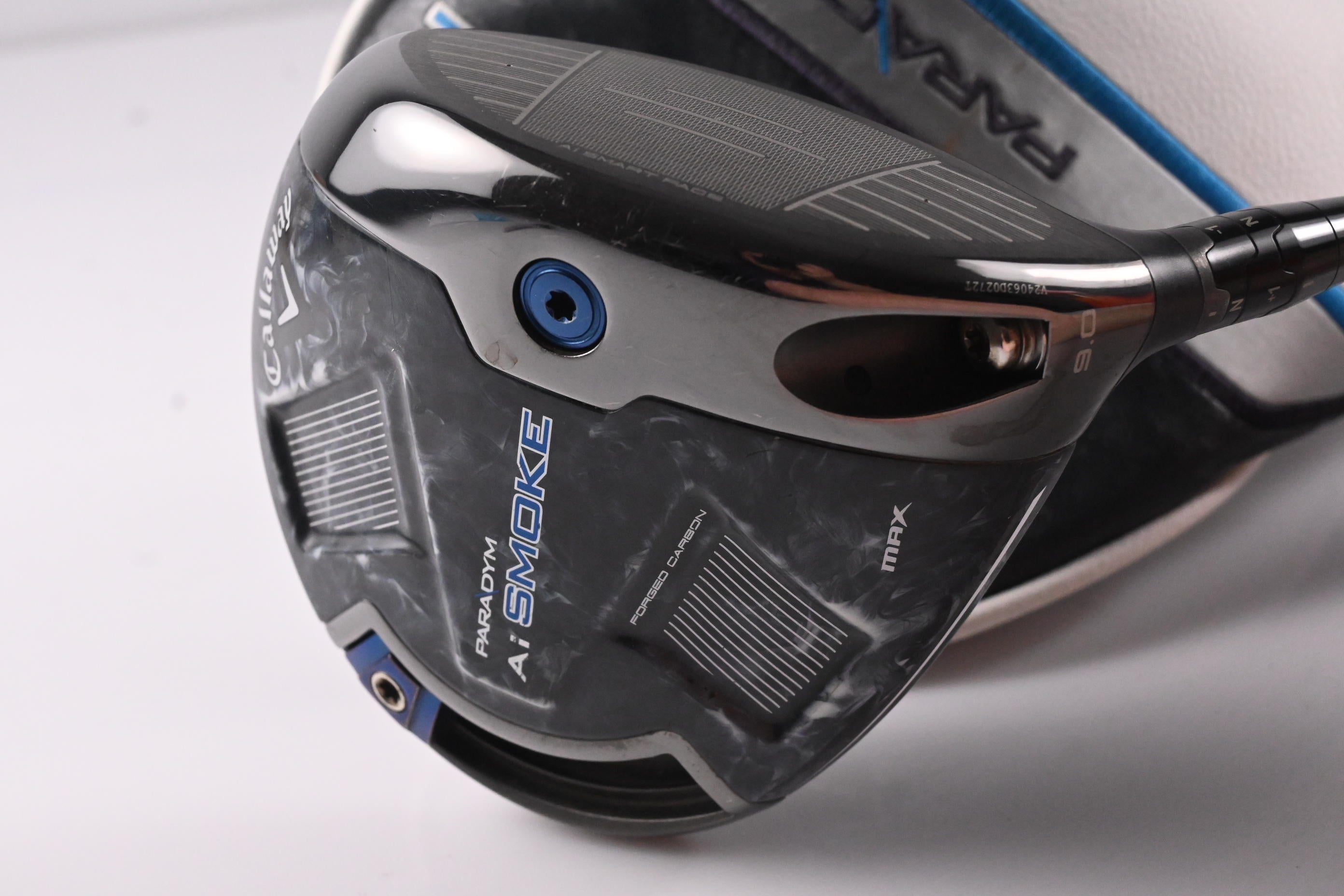 Callaway Paradym Ai Smoke Max Driver / 9 Degree / Stiff Flex Aldila Rogue White