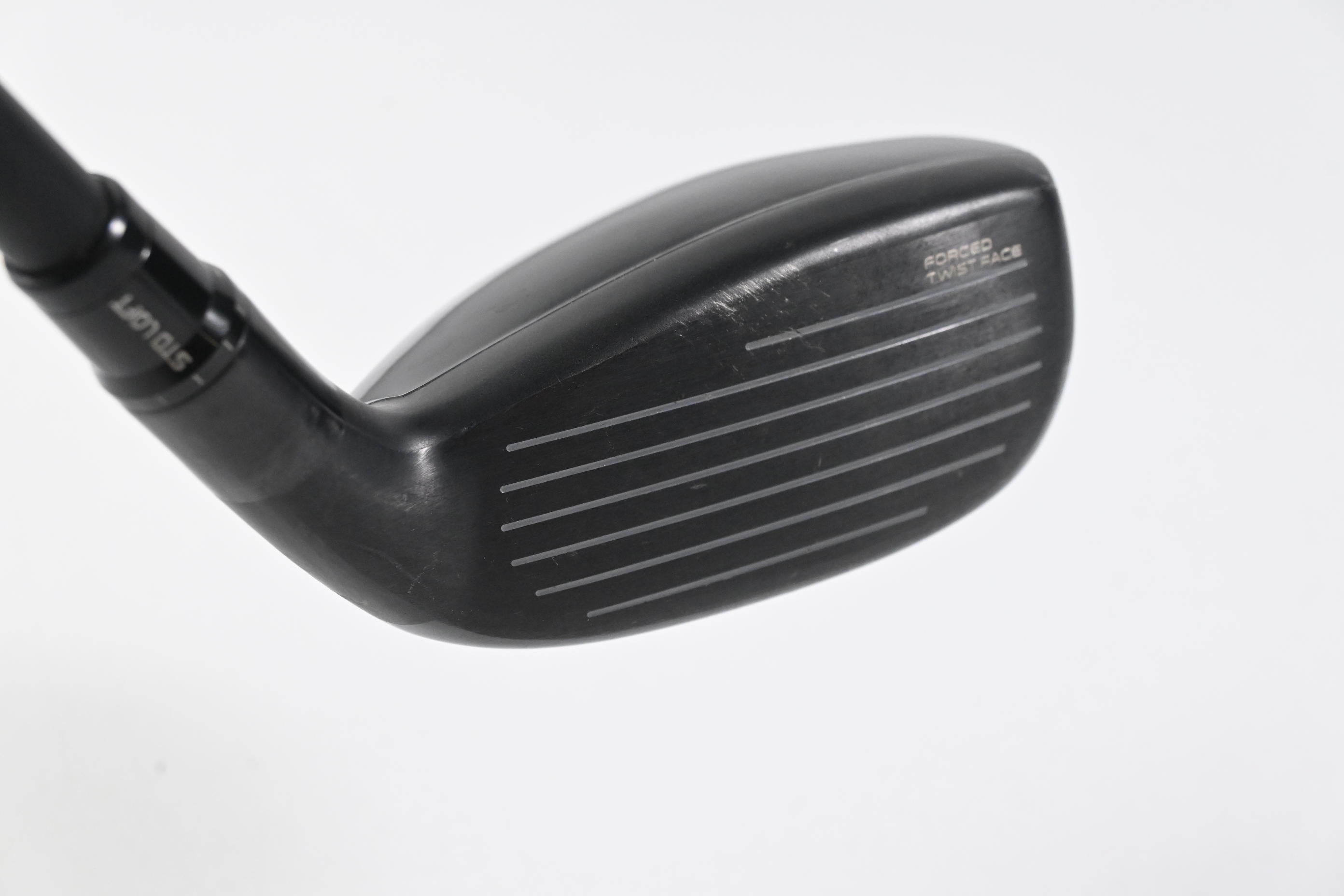 Left Hand Taylormade Qi10 Tour #4 Hybrid / 22 Degree / Stiff Flex Tensei AV 75