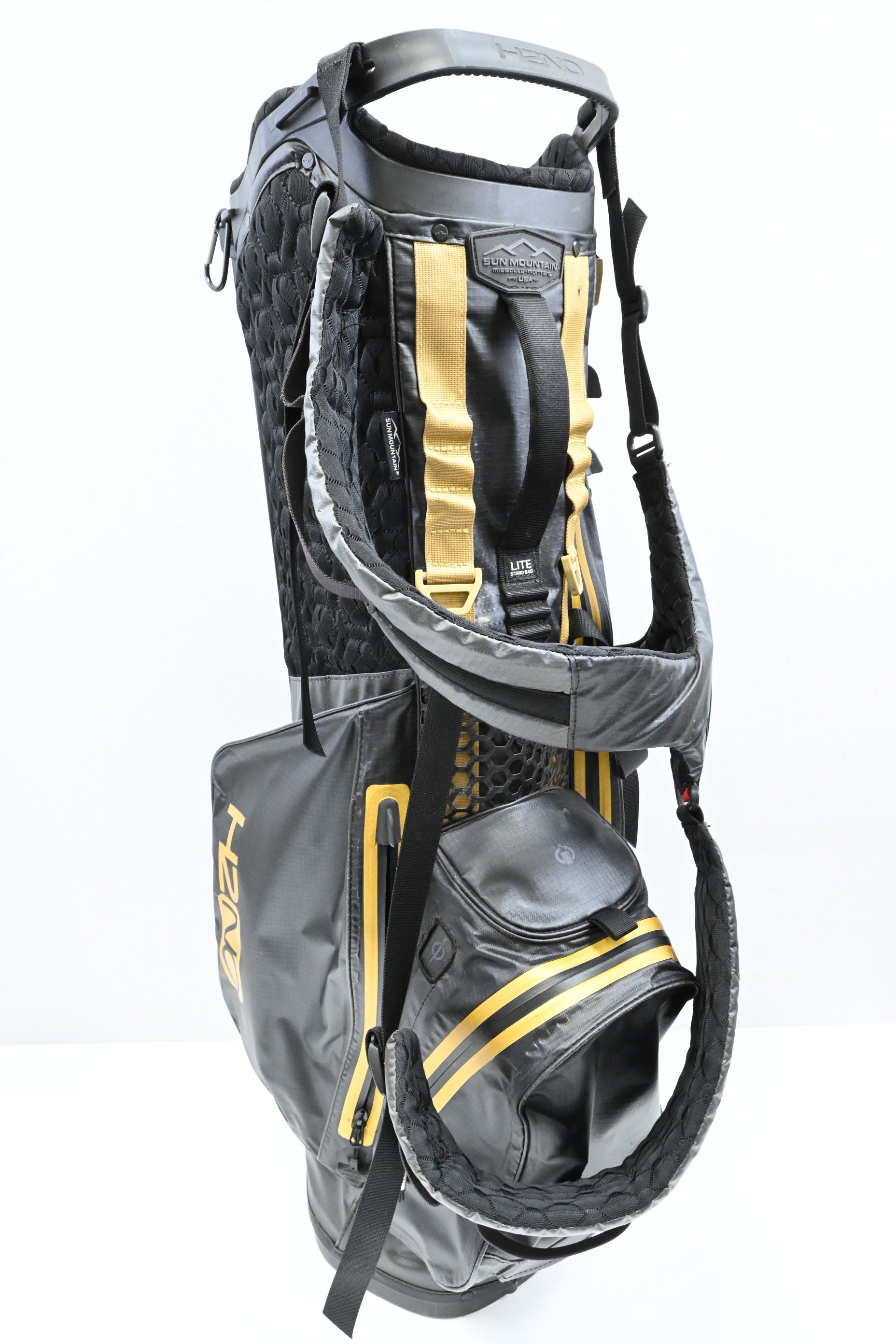 Sun Mountain H2NO Stand Bag / 4-Way / Black, Gold