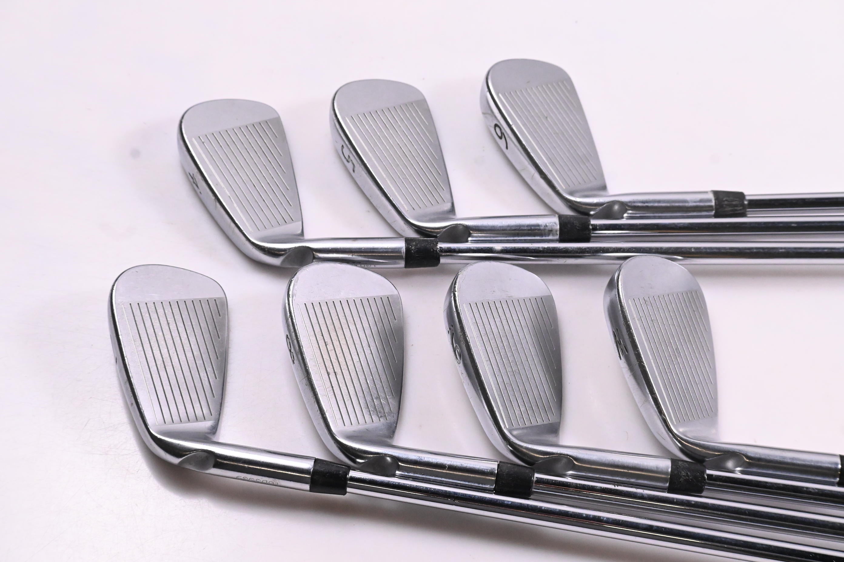 Ping S55 Irons / 4-PW / Blue Dot / Stiff Flex Dynamic Gold S300 Shafts