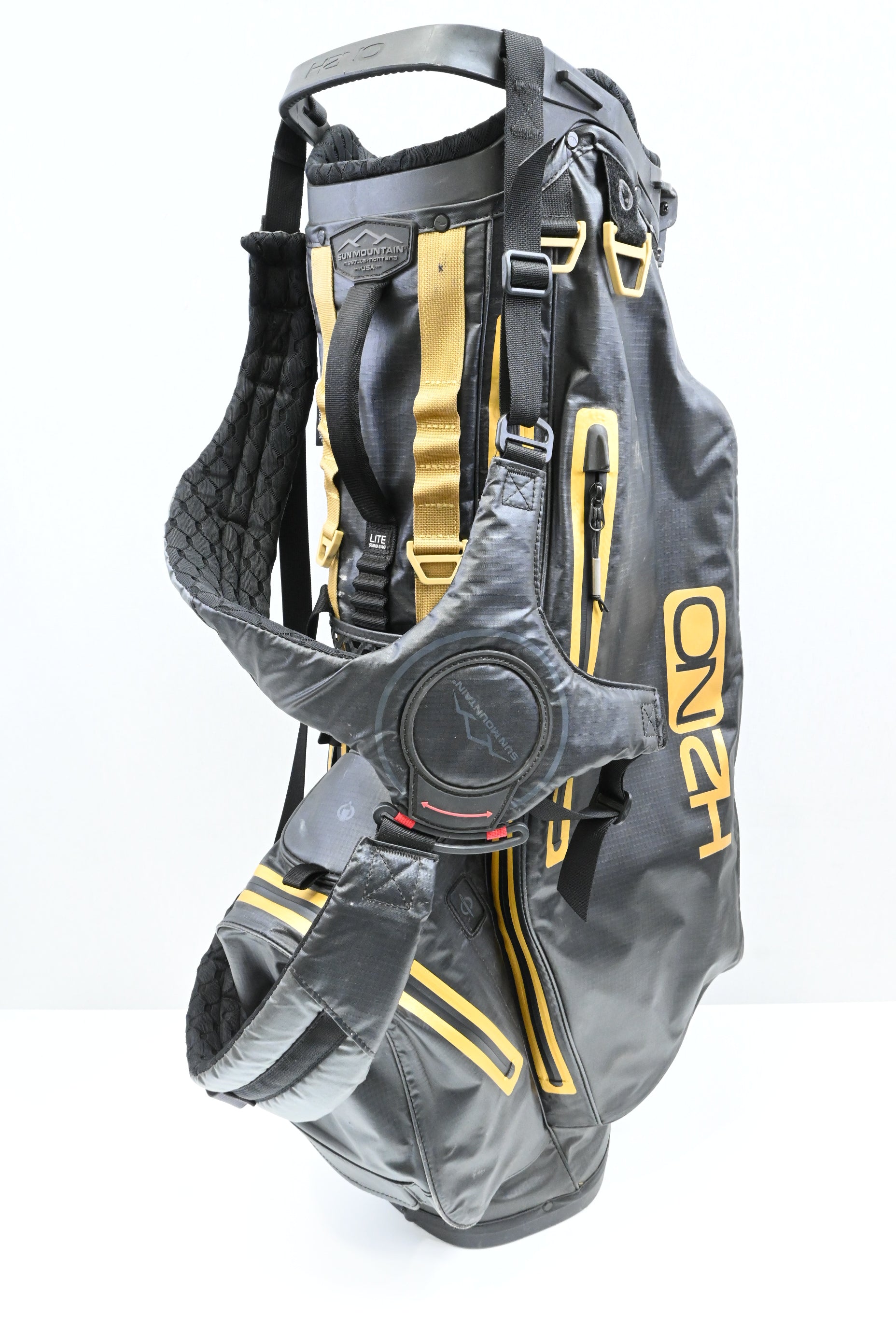 Sun Mountain H2NO Stand Bag / 4-Way / Black, Gold