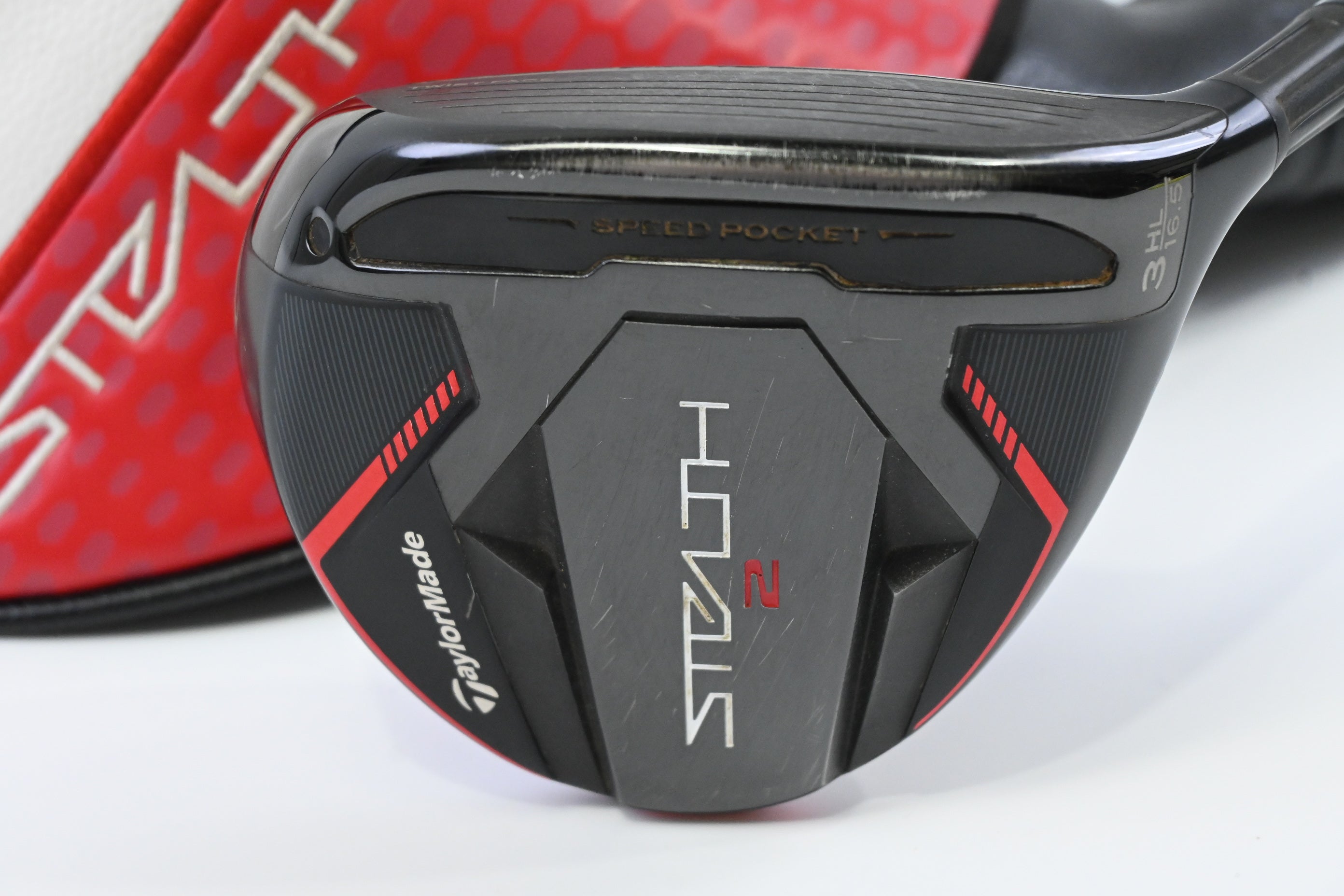 Taylormade Stealth 2 #3 Wood / 16.5 Degree / Stiff Flex Fujikura Ventus TR Red 6