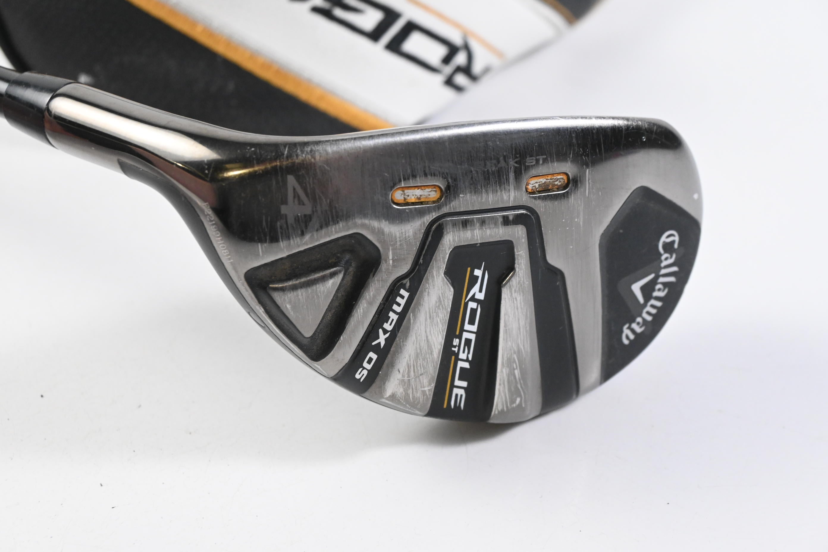 Left Hand Callaway Rogue ST Max OS #4 Hybrid / 21 Degree / Regular Flex Tensei