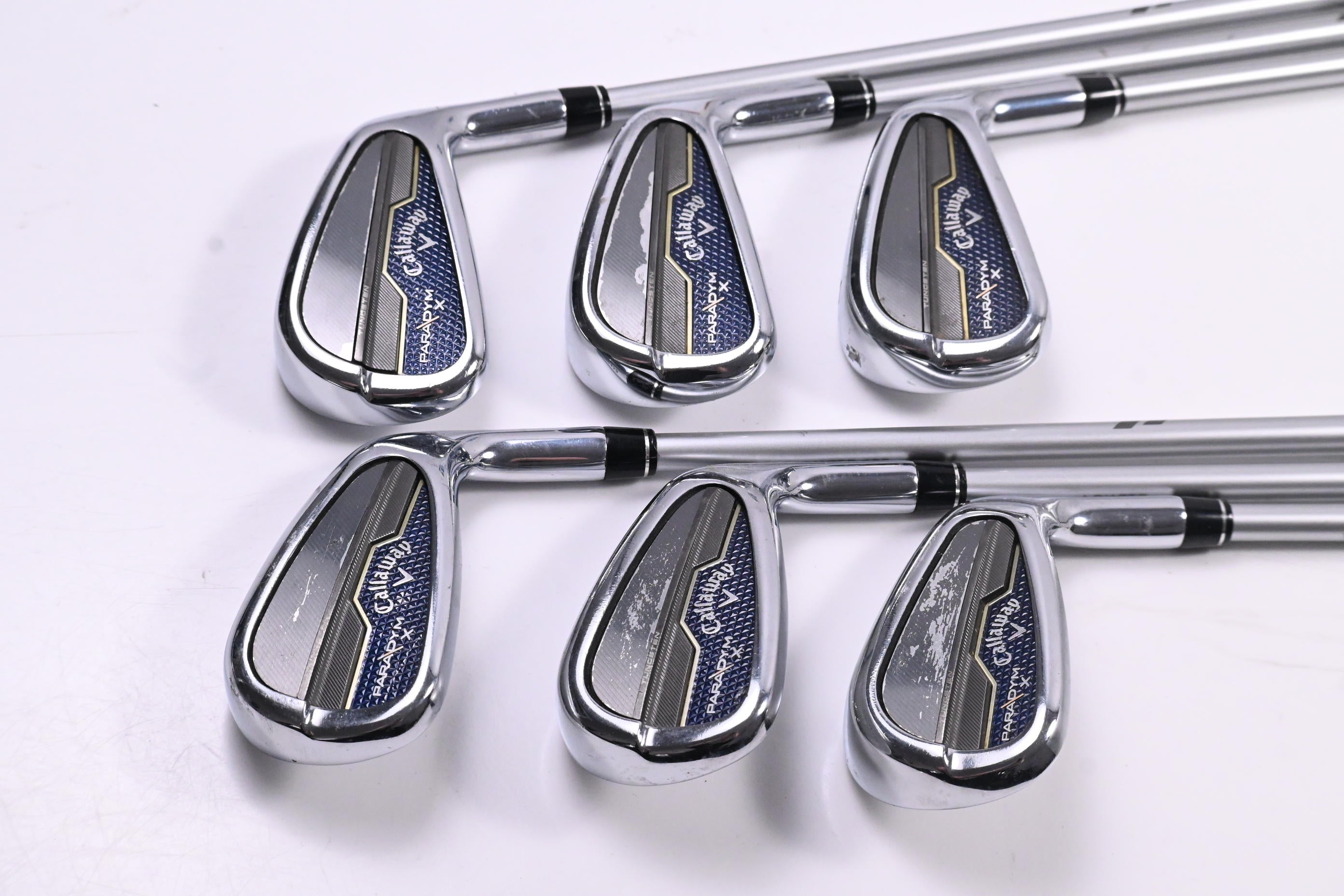 Callaway Paradym X Irons / 5-PW / Senior Flex Aldila Ascent Blue 50 Shafts