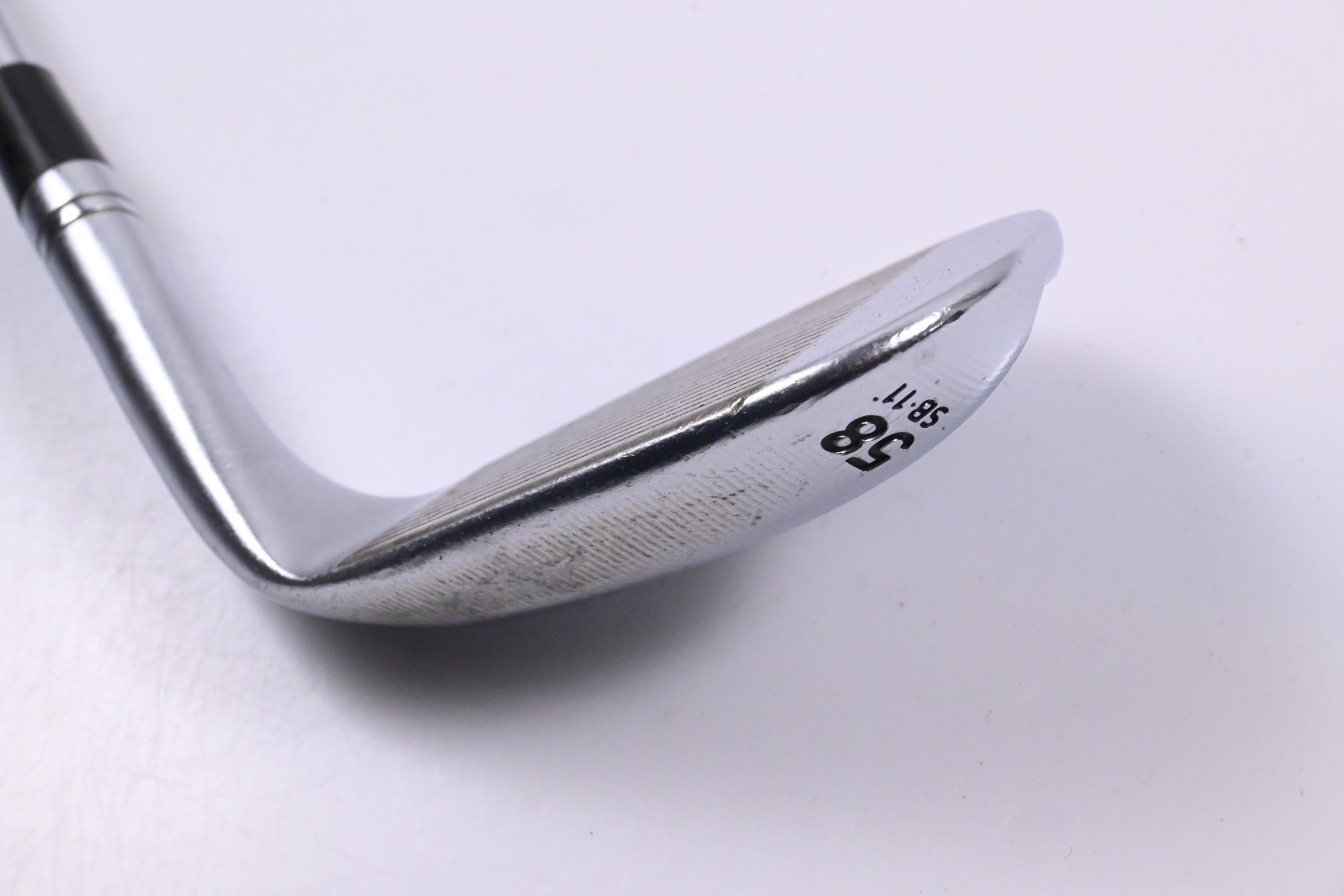 Left Hand Taylormade Milled Grind 3 Chrome Lob Wedge / Stiff Flex Dynamic Gold