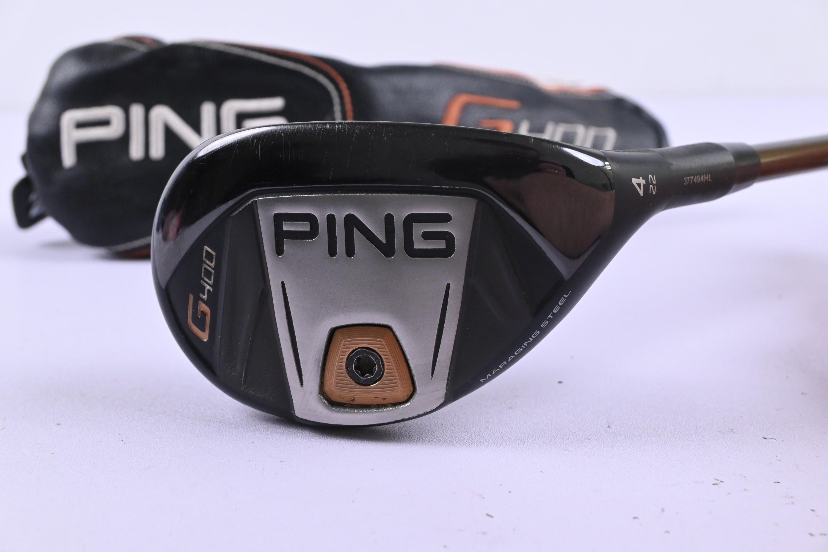 Ping G400 #4 Hybrid / 22 Degree / Regular Flex Ping Alta CB 70 Shaft