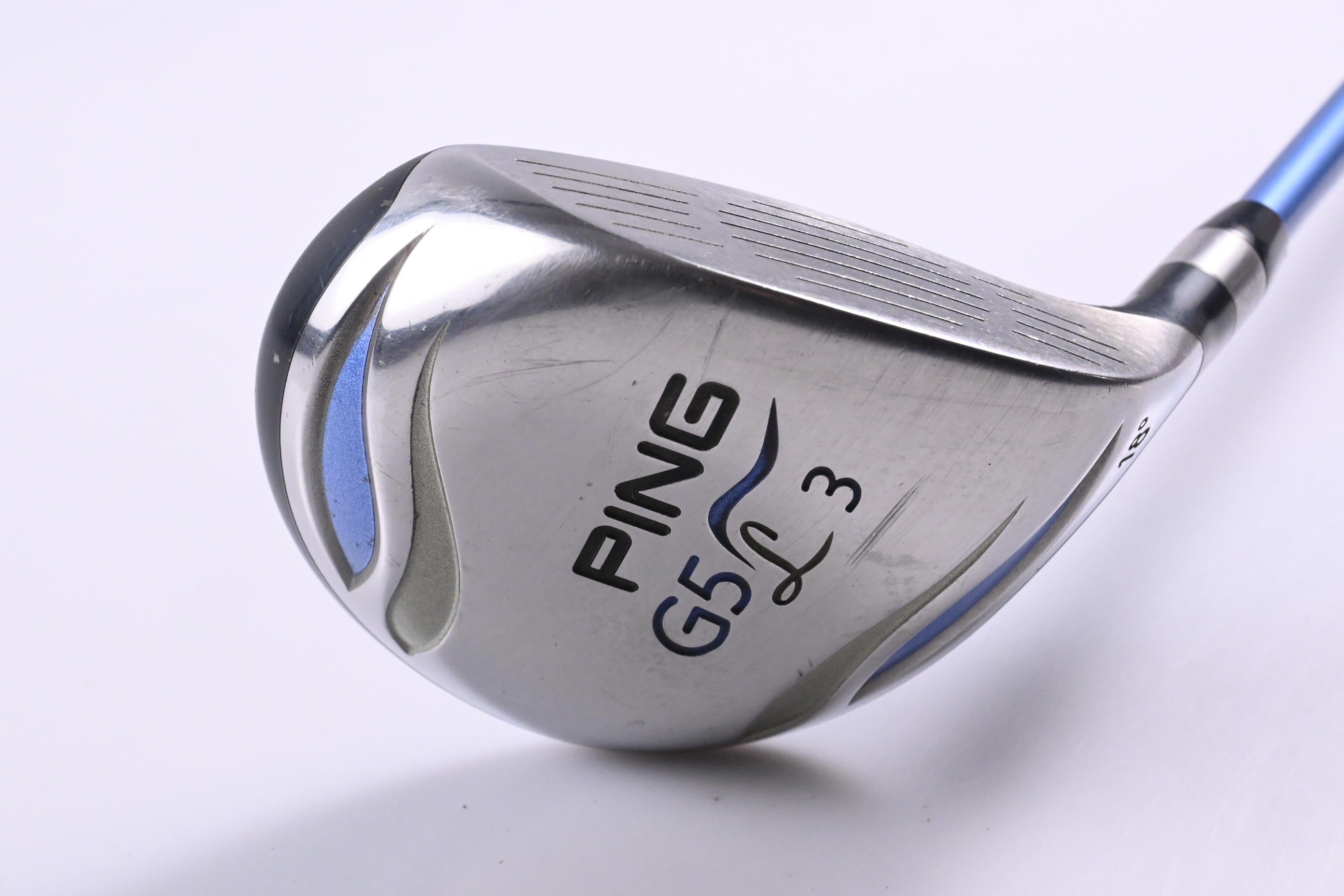 Ladies Ping G5 #3 Wood / 18 Degree / Ladies Flex Ping ULT 50 F Shaft