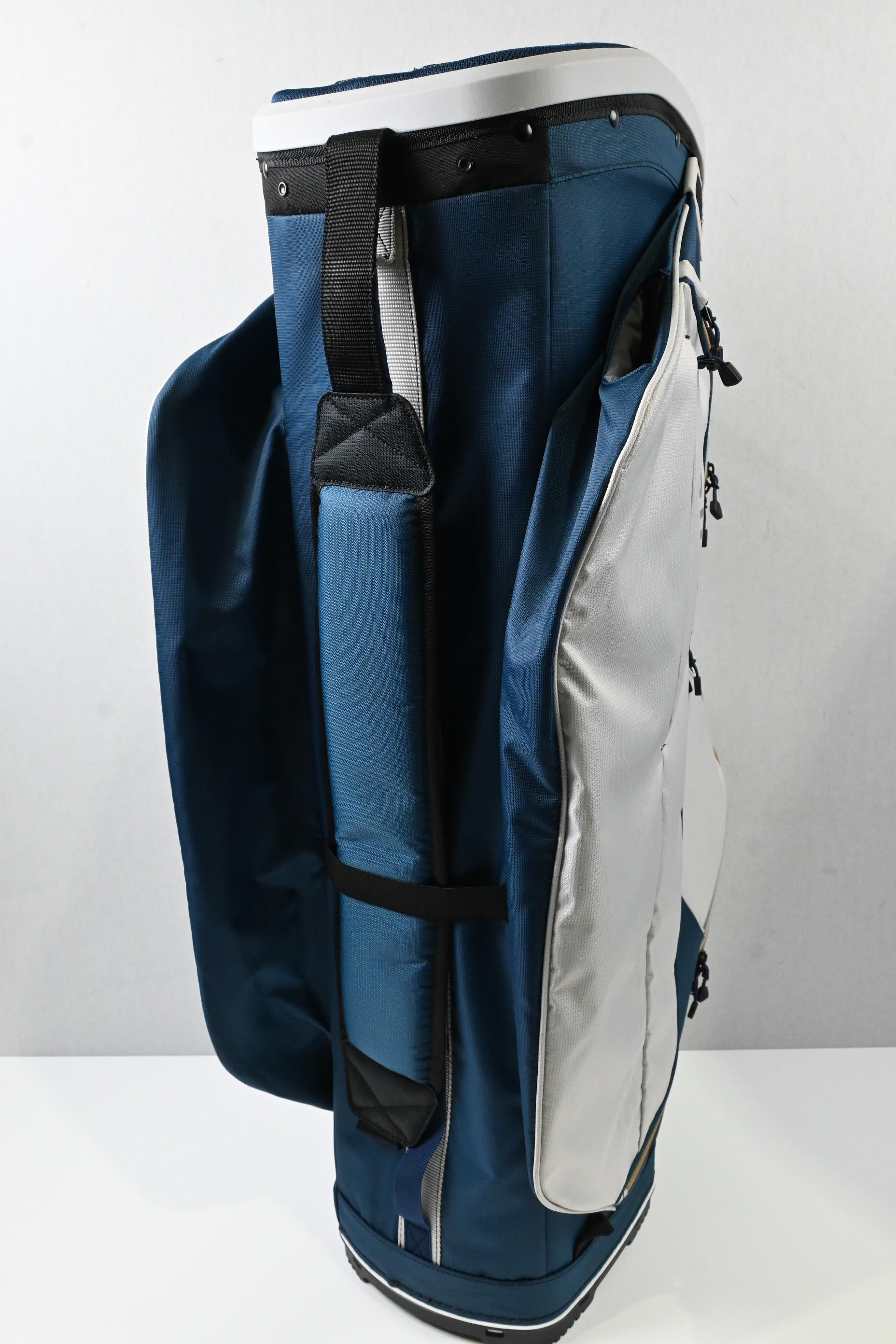 Ping Traverse Cart Bag / 14-Way / White, Blue, Gold