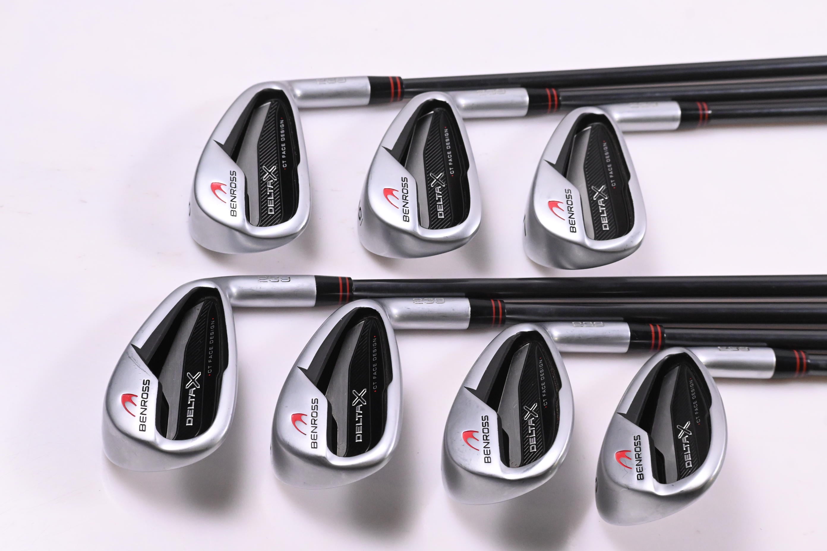 Benross Delta X Irons / 5-PW+SW / Regular Flex Fujikura Vista Pro 60i Shafts