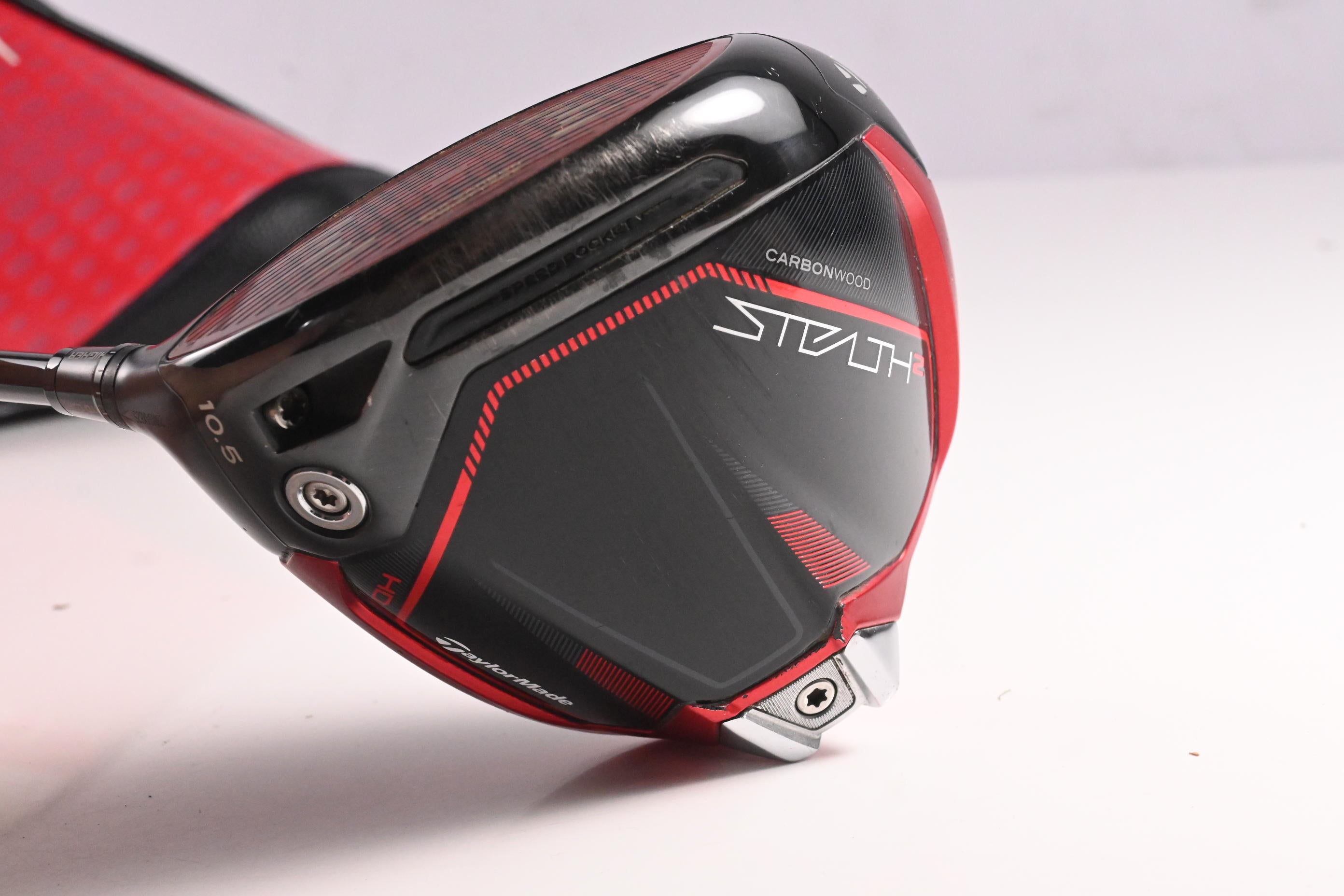 Left Hand Taylormade Stealth 2 HD Driver / 10.5 Degree / Stiff Flex Ventus TR