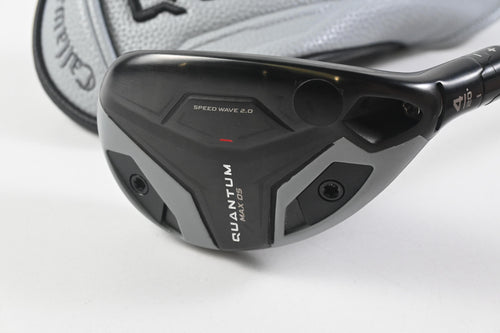 Callaway Quantum Max OS #4 Hybrid / 20 Degree / Regular Flex Denali Frost Silver