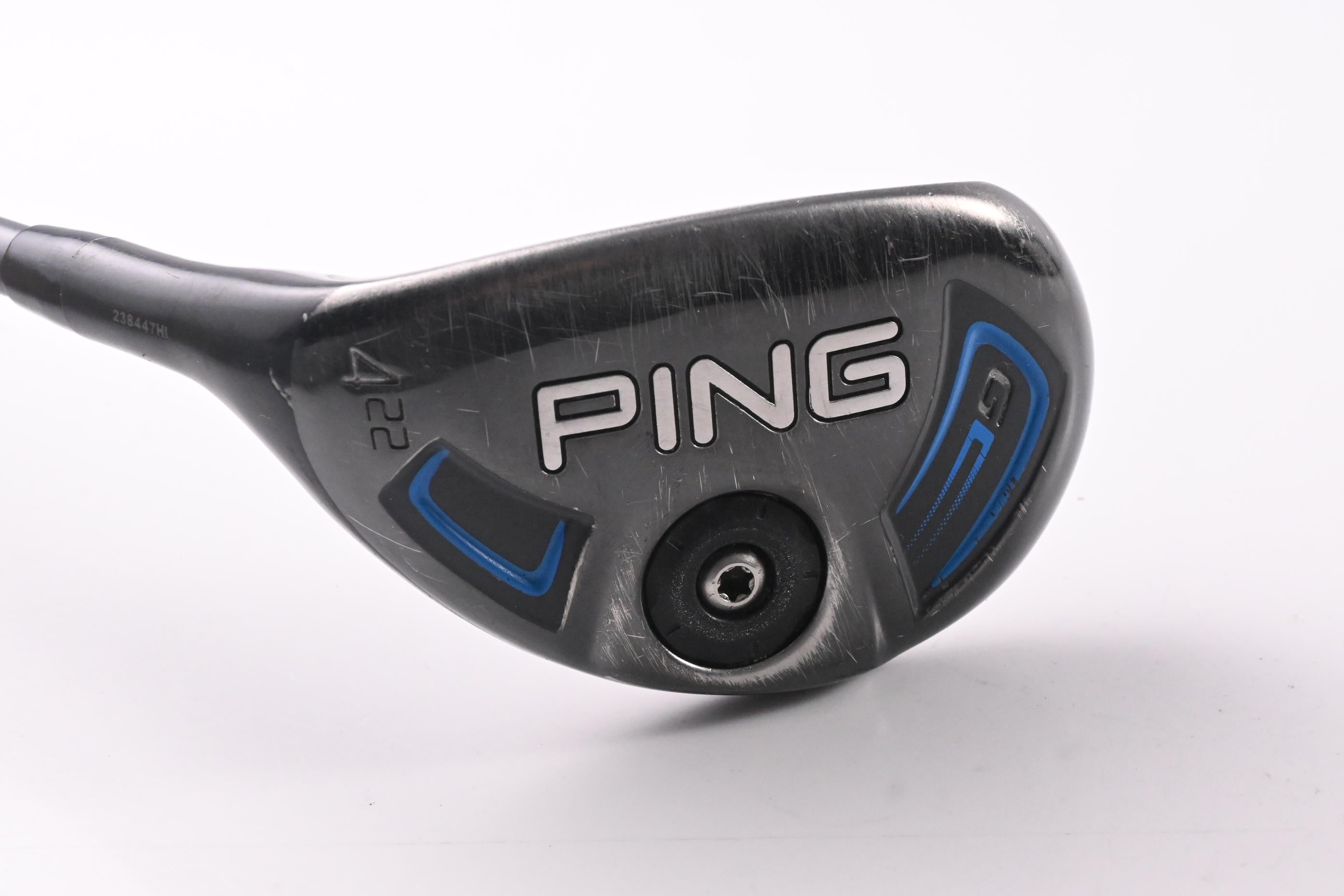 Left Hand Ping G Series #4 Hybrid / 22 Degree / Stiff Flex Ping Alta Blue 70