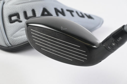 Callaway Quantum Max OS #4 Hybrid / 20 Degree / Regular Flex Denali Frost Silver