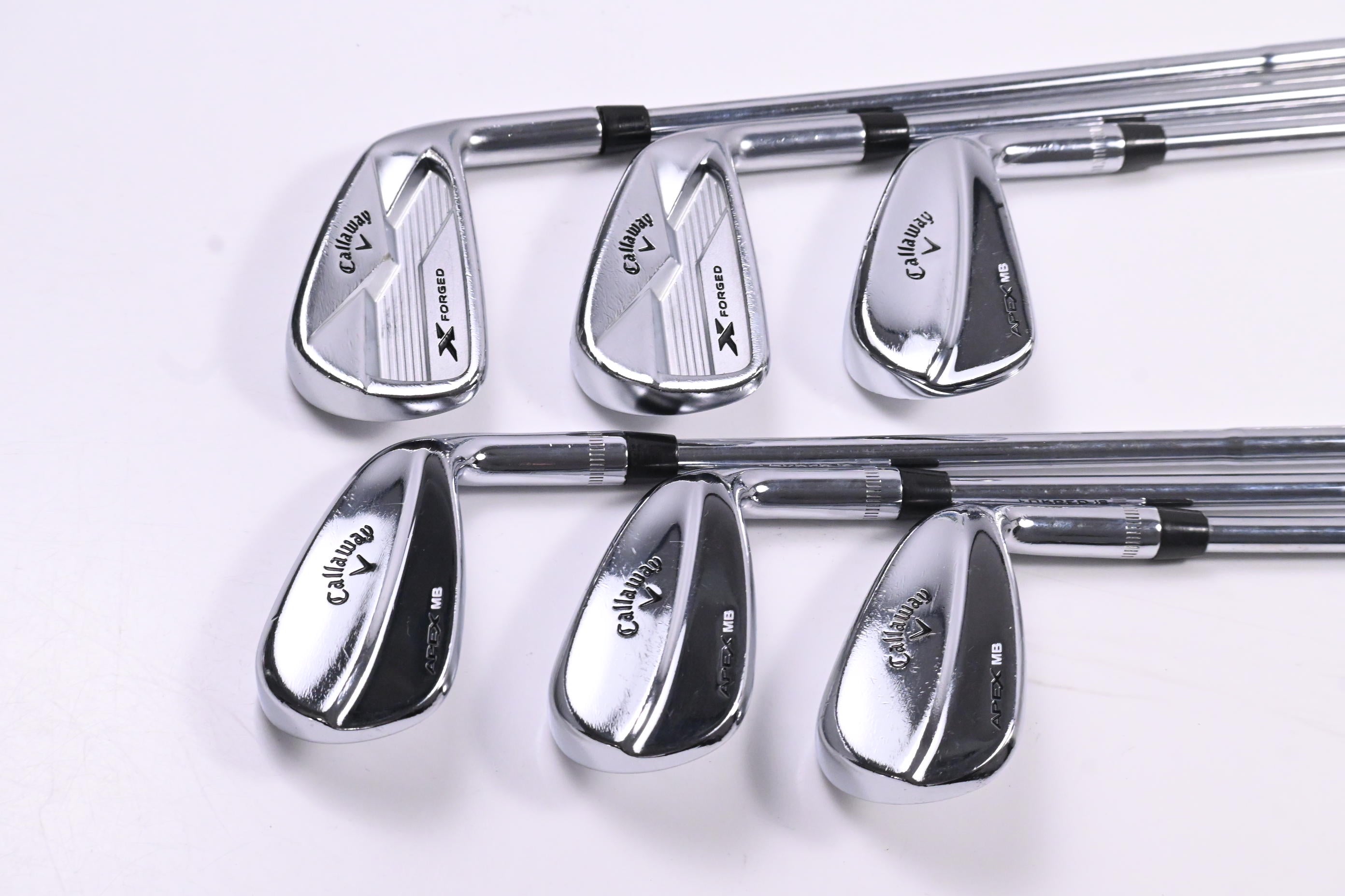 Callaway Apex X Forged / MB Combo 2018 Irons / 5-PW / Stiff Flex Dynamic Gold
