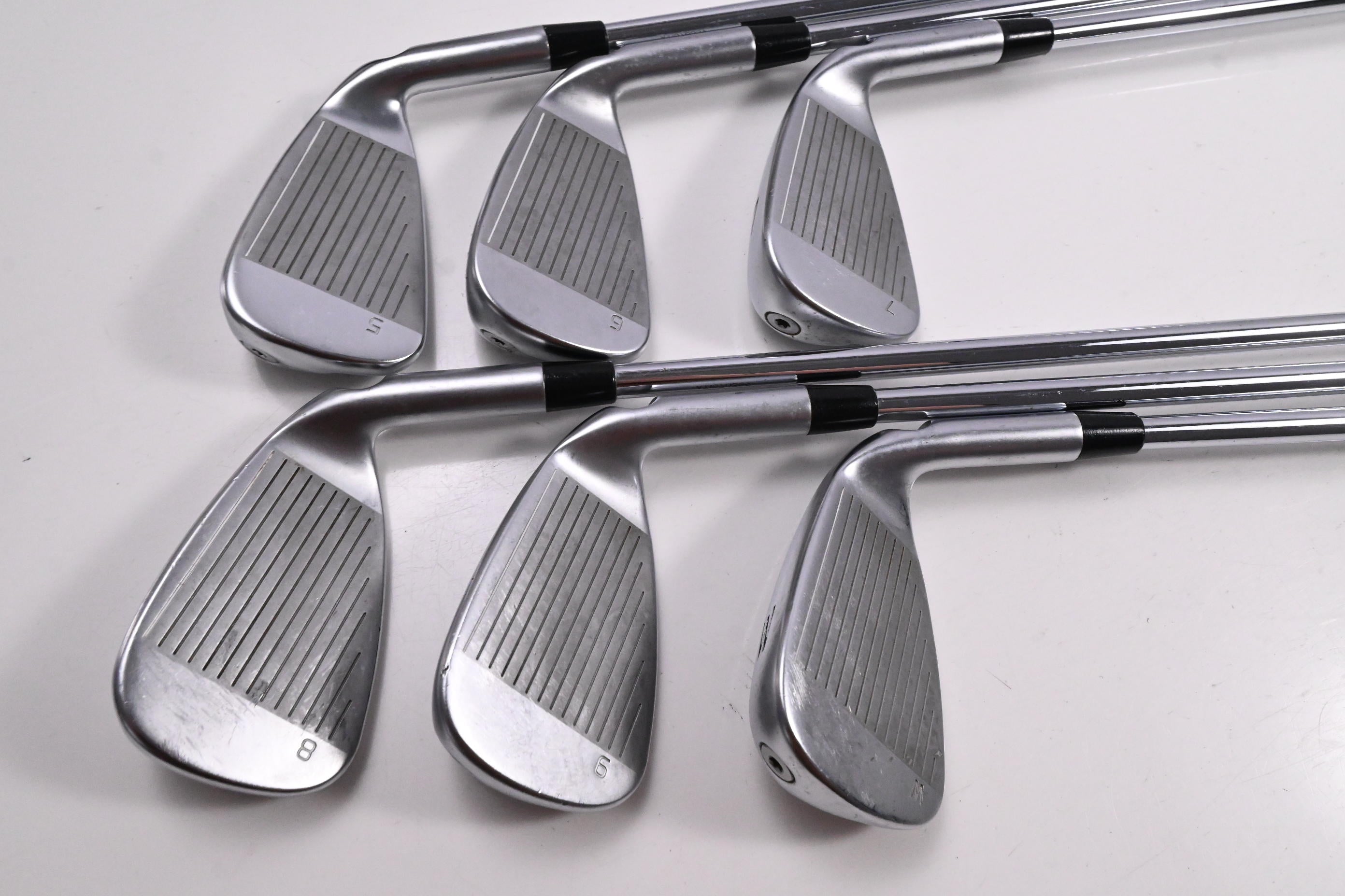 Left Hand Ping G430 Irons / 5-PW / Blue Dot / Regular Flex Ping AWT 2.0 Shafts
